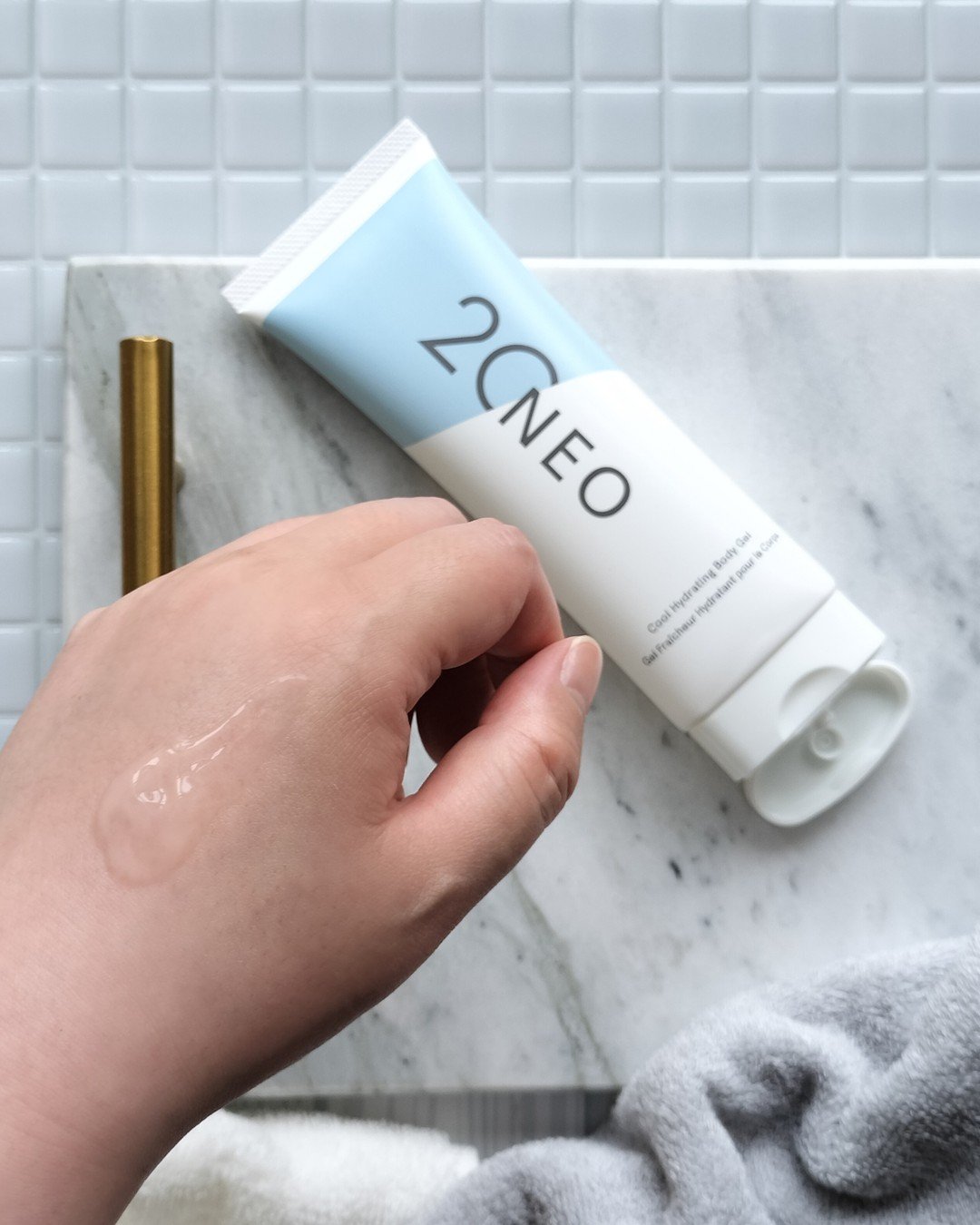 クールハイドレーティングボディジェル/20NEO/ボディローションを使ったクチコミ（3枚目）