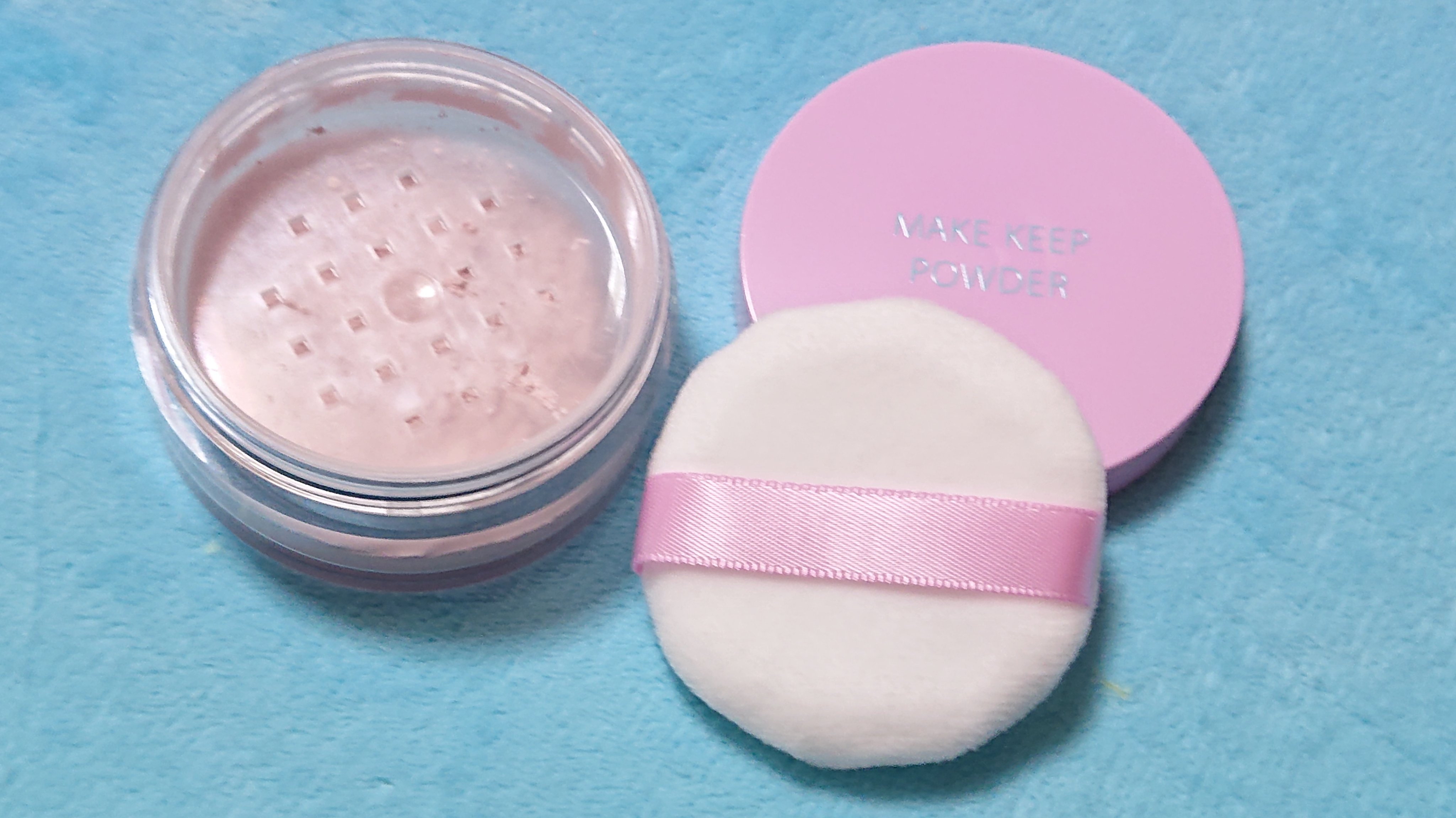 メイク キープ パウダー サクラピンク(限定)/コーセーコスメニエンス/ルースパウダーを使ったクチコミ（1枚目）