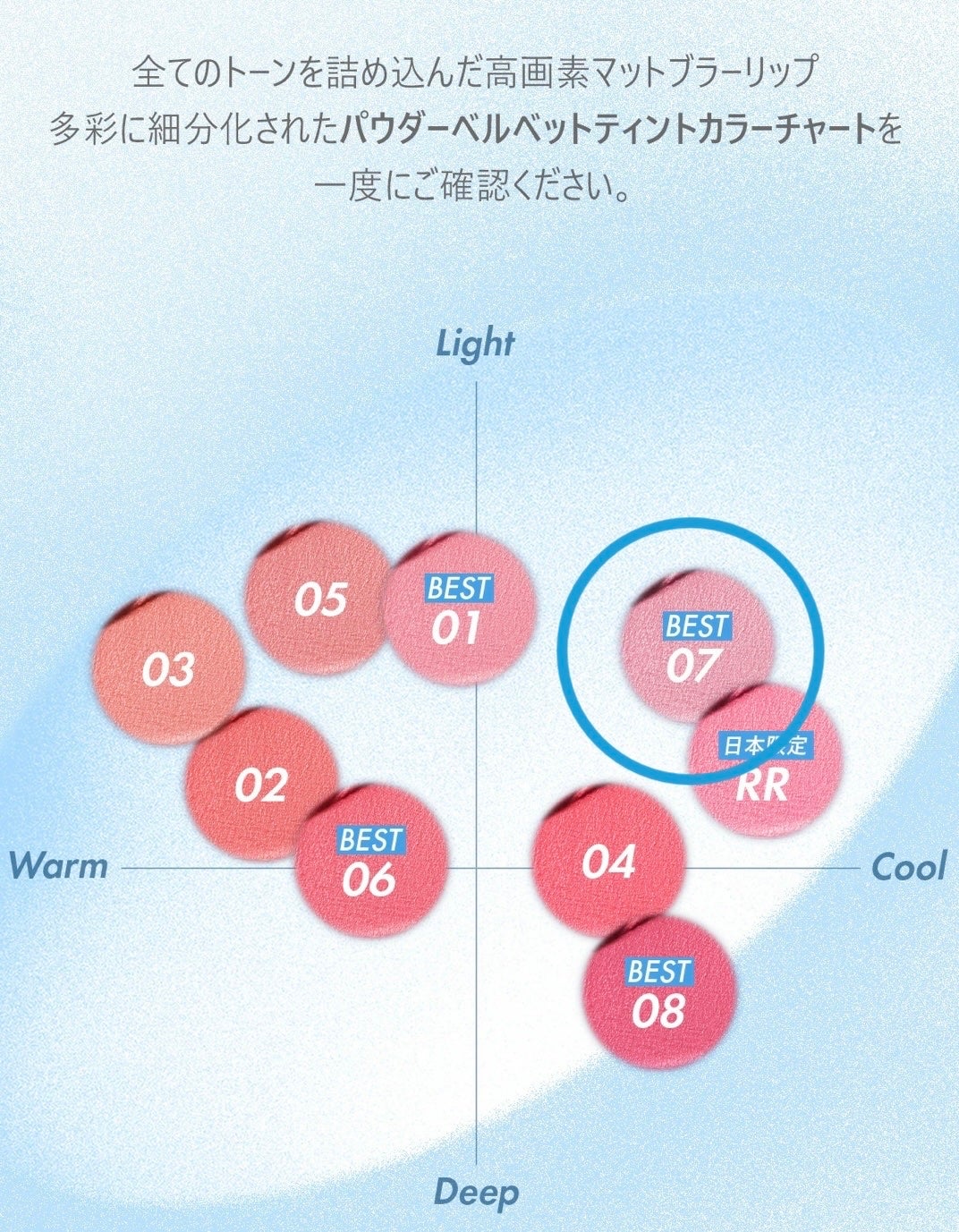 パウダーベルベットティント/AMUSE/リップティントを使ったクチコミ(2枚目)