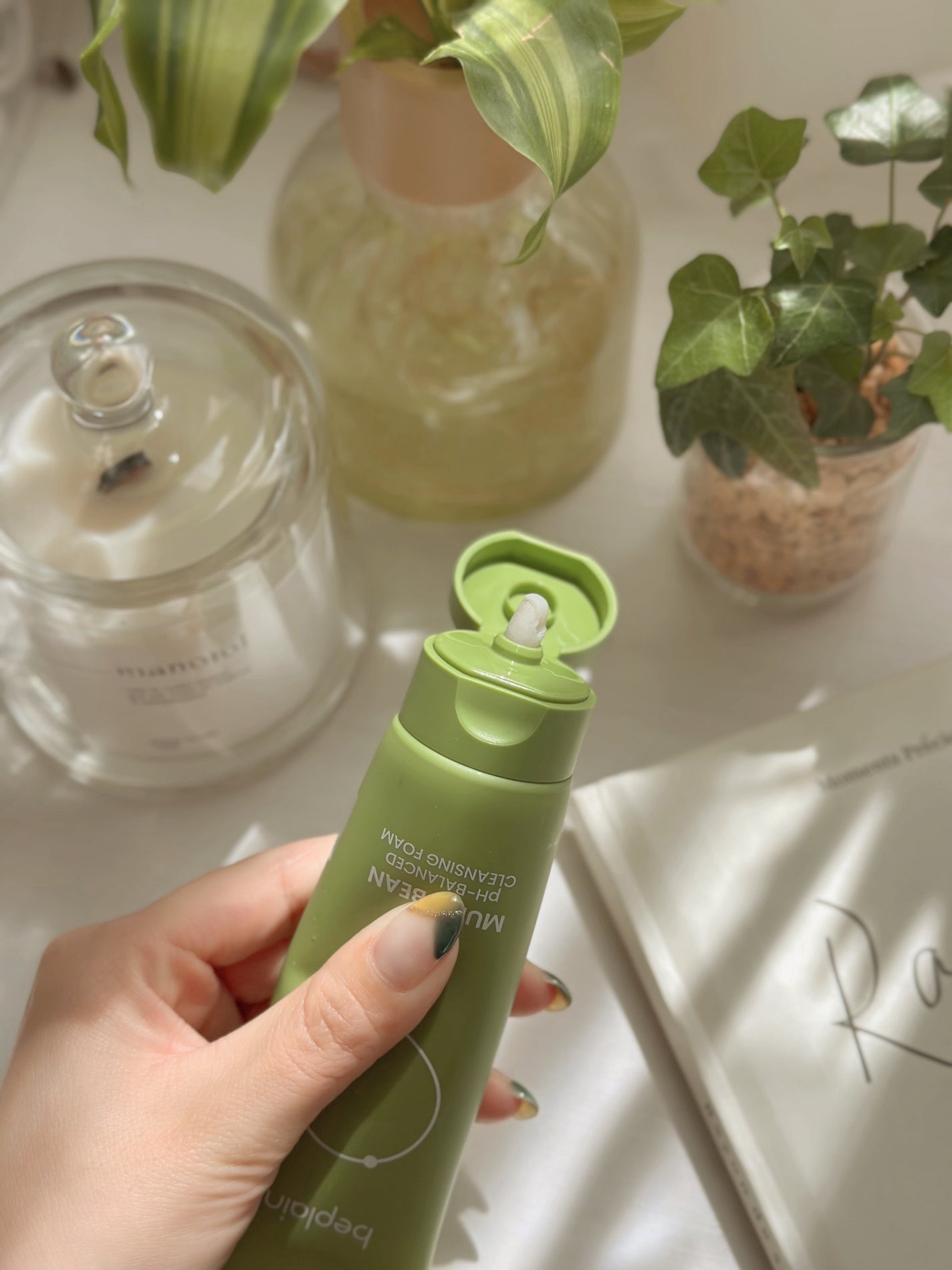 緑豆弱酸性洗顔フォーム/beplain/洗顔フォームを使ったクチコミ(1枚目)