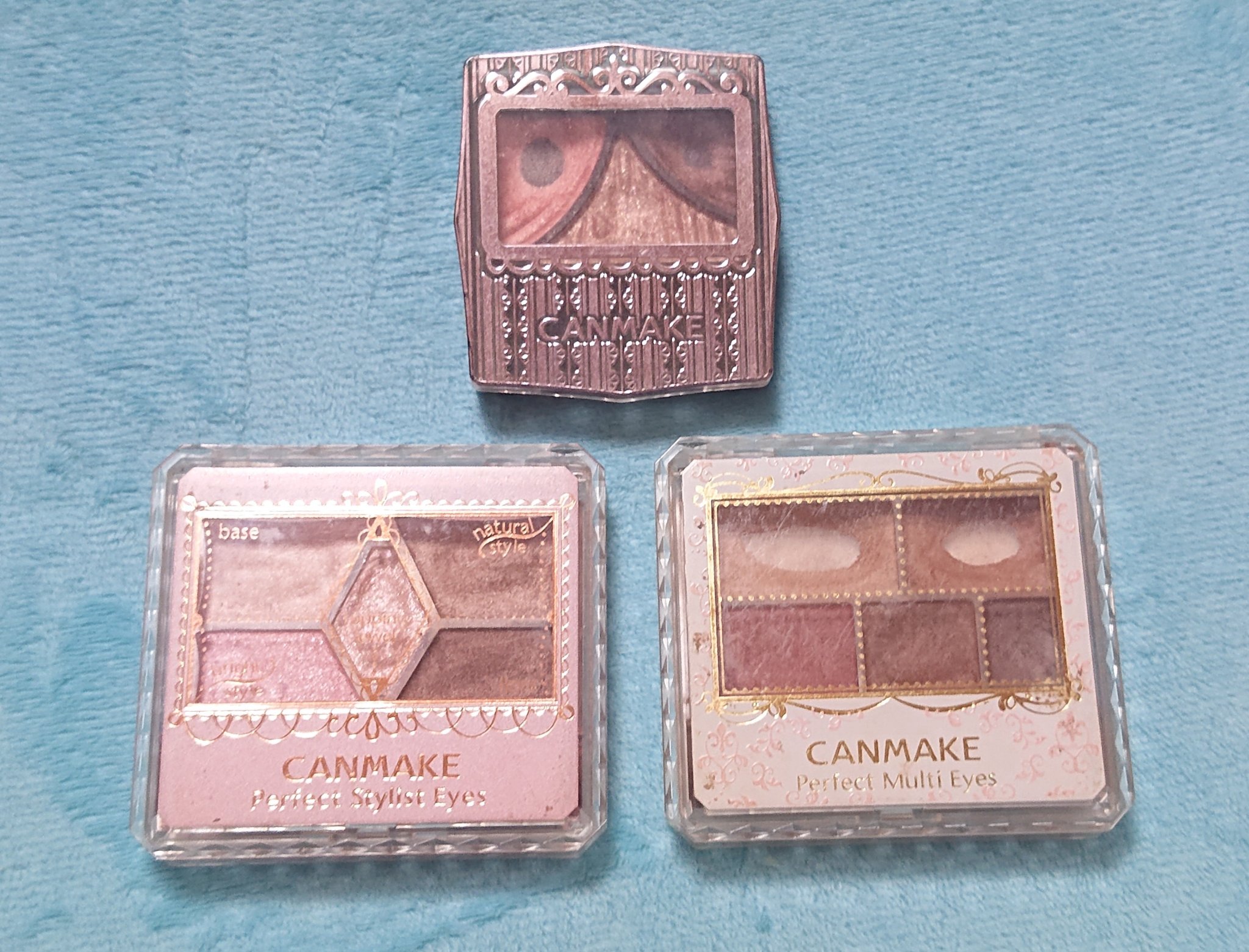 ジューシーピュアアイズ/キャンメイク/アイシャドウパレットを使ったクチコミ（1枚目）