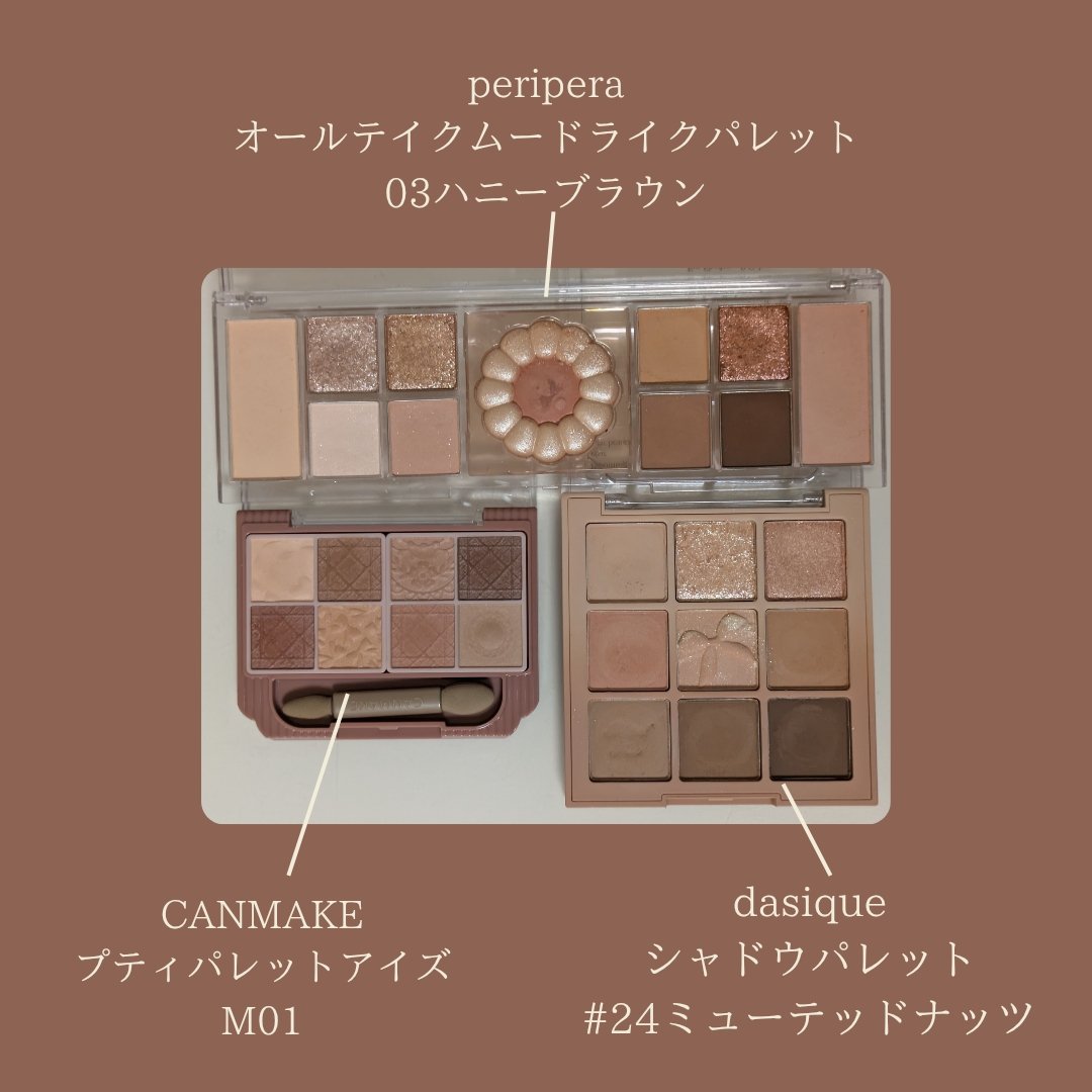 シャドウパレット/dasique/アイシャドウパレットを使ったクチコミ（2枚目）