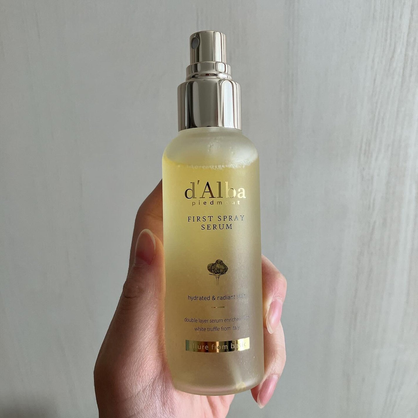 ダルバ ホワイトトリュフファーストスプレーセラム/ダルバ/ミスト状化粧水を使ったクチコミ(4枚目)
