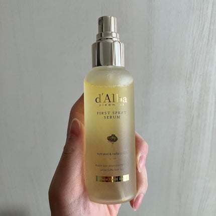 ダルバ ホワイトトリュフファーストスプレーセラム/ダルバ/ミスト状化粧水を使ったクチコミ(4枚目)