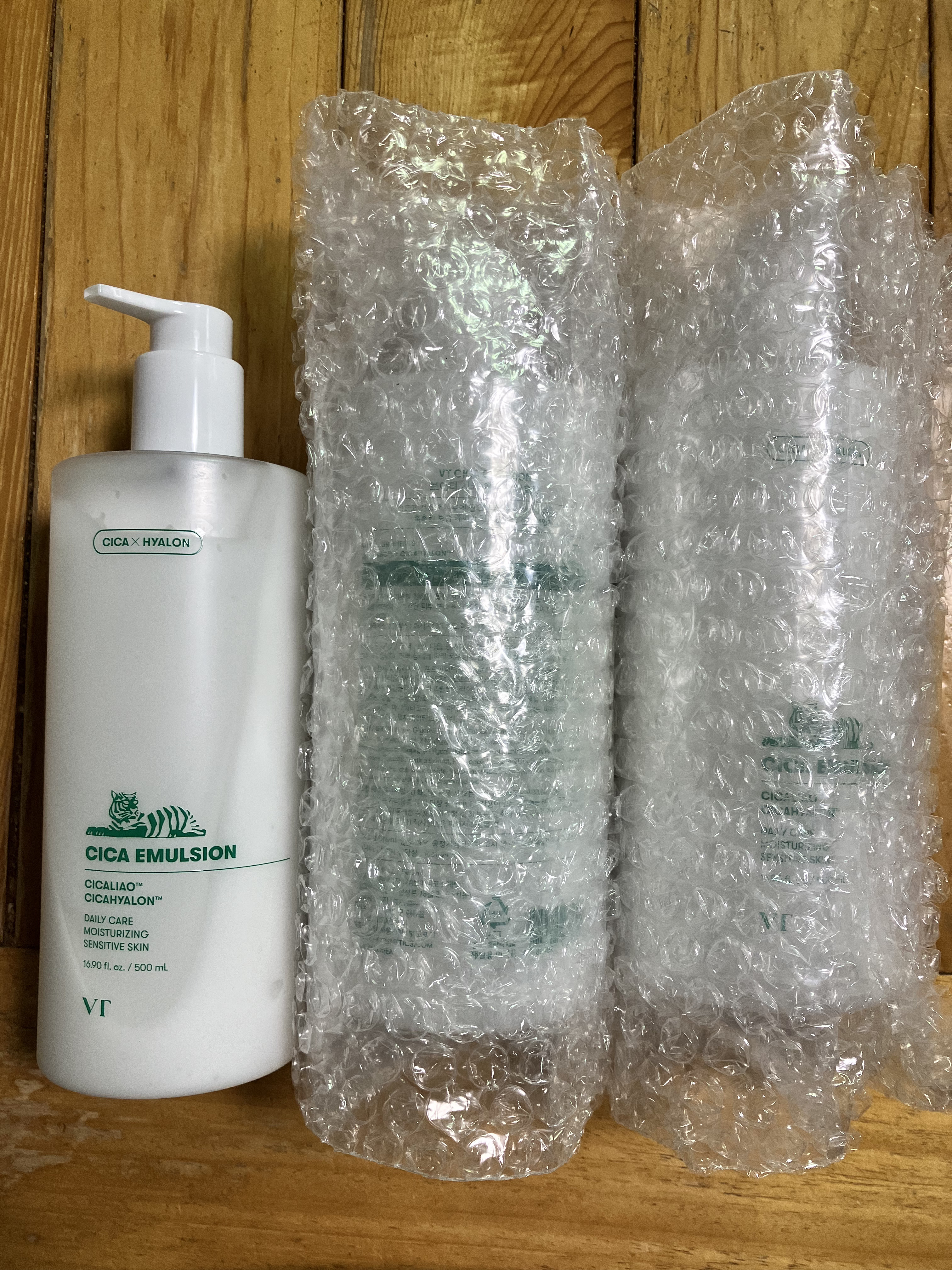 VT CICA エマルジョンのクチコミ「VT CICA エマルジョン大容量

この前の #Qoo10メガポ #メガポ でリピート購入し.....」（1枚目）