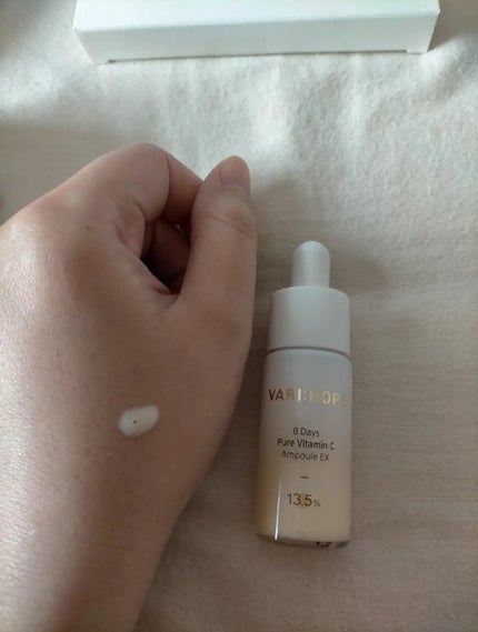 8デイズピュアビタミンCアンプル/VARI:HOPE/美容液を使ったクチコミ(4枚目)