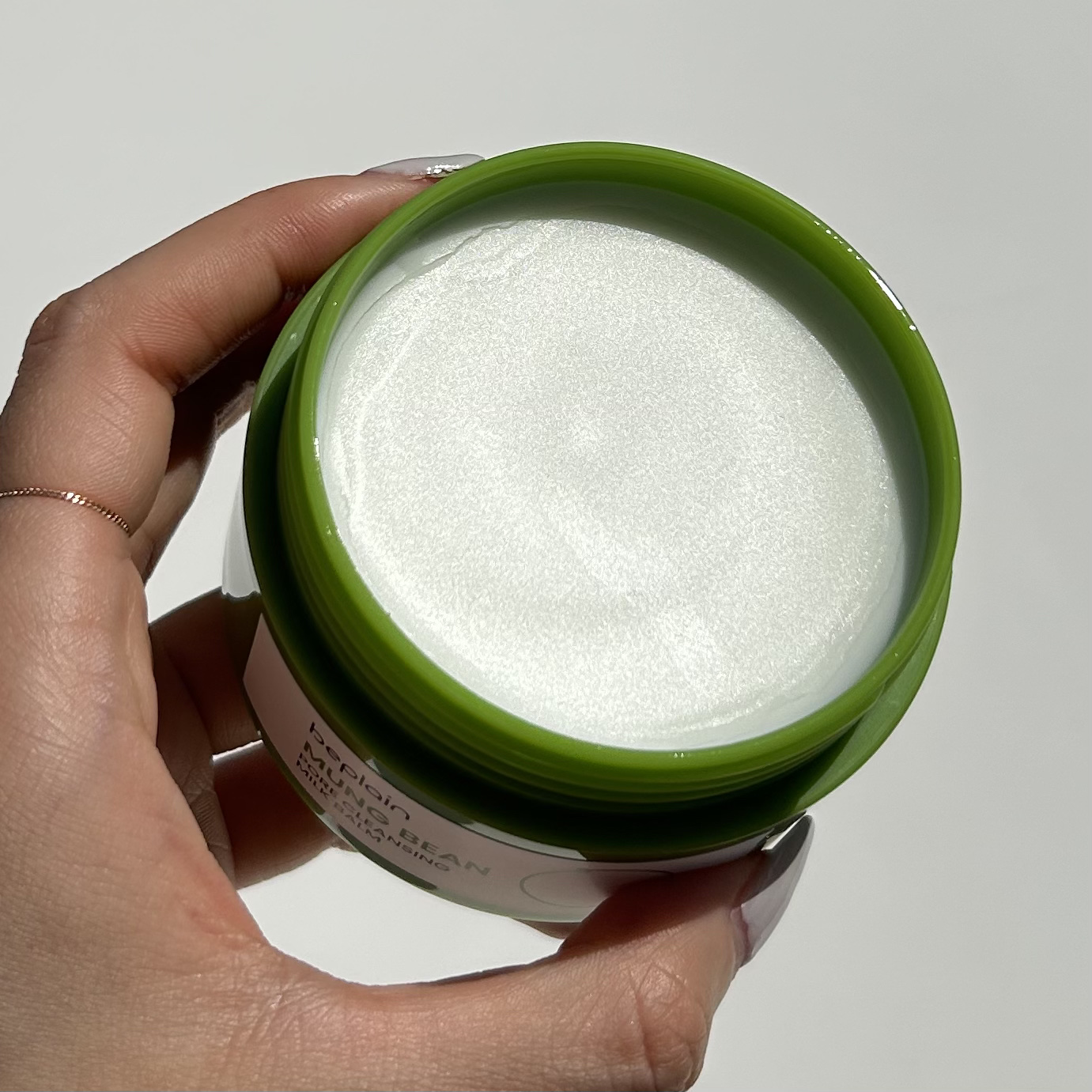 緑豆毛穴クレンジングミルクバーム/beplain/クレンジングバームを使ったクチコミ（3枚目）