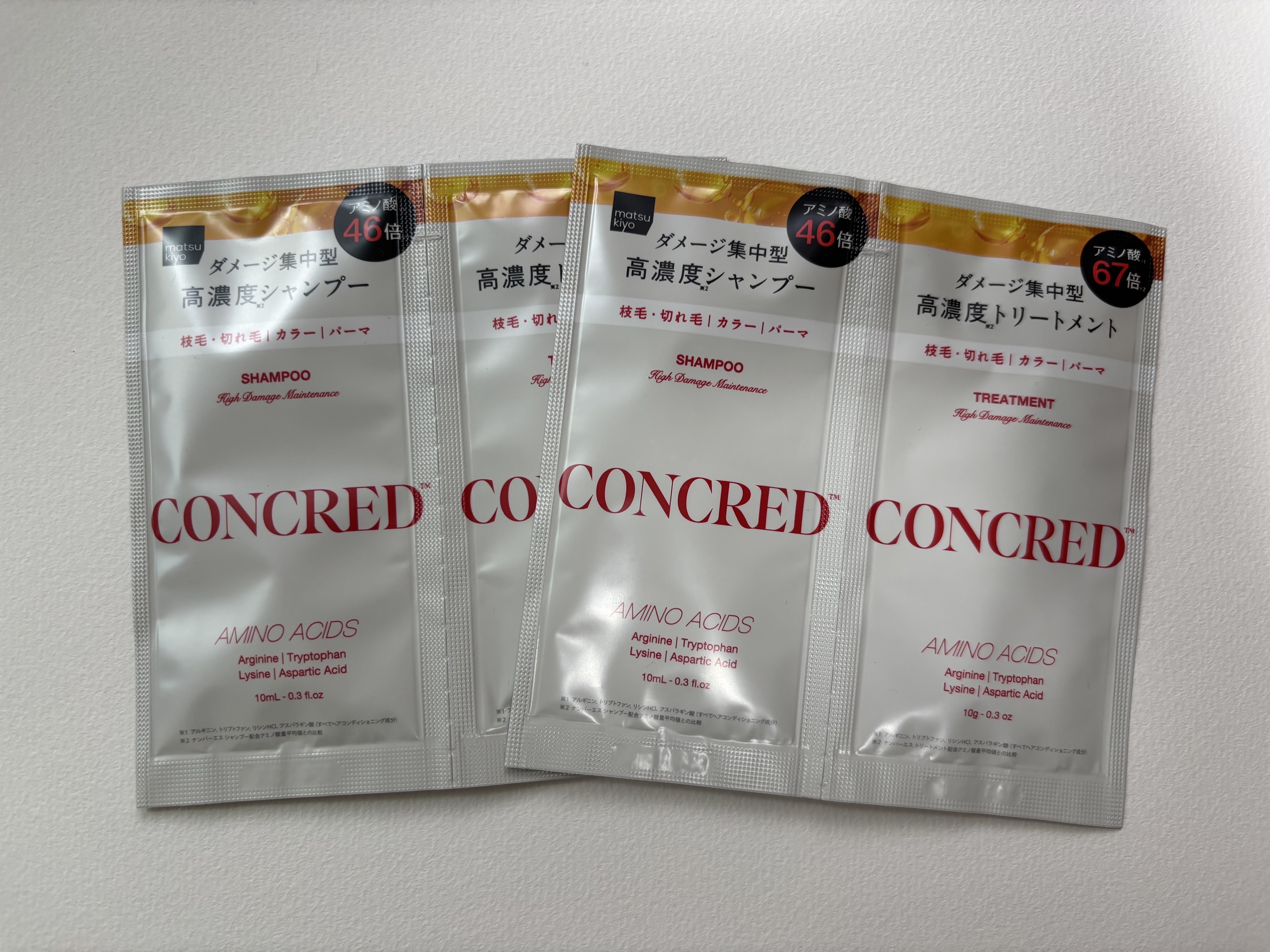 ハイダメージ メンテナンス シャンプー/トリートメント/matsukiyo CONCRED/市販シャンプーを使ったクチコミ（1枚目）