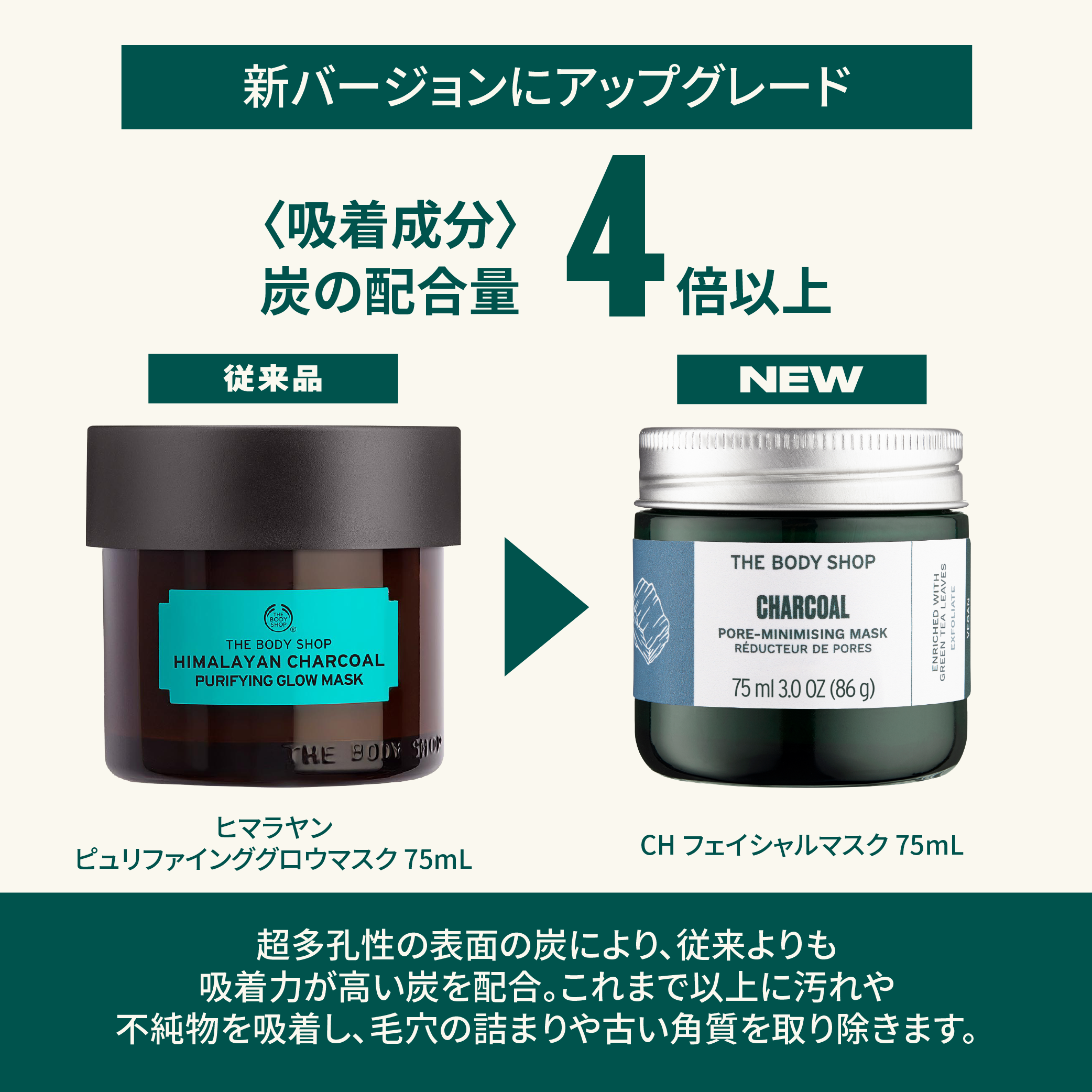 CH フェイシャルマスク/THE BODY SHOP/洗い流すパック・マスクを使ったクチコミ（2枚目）