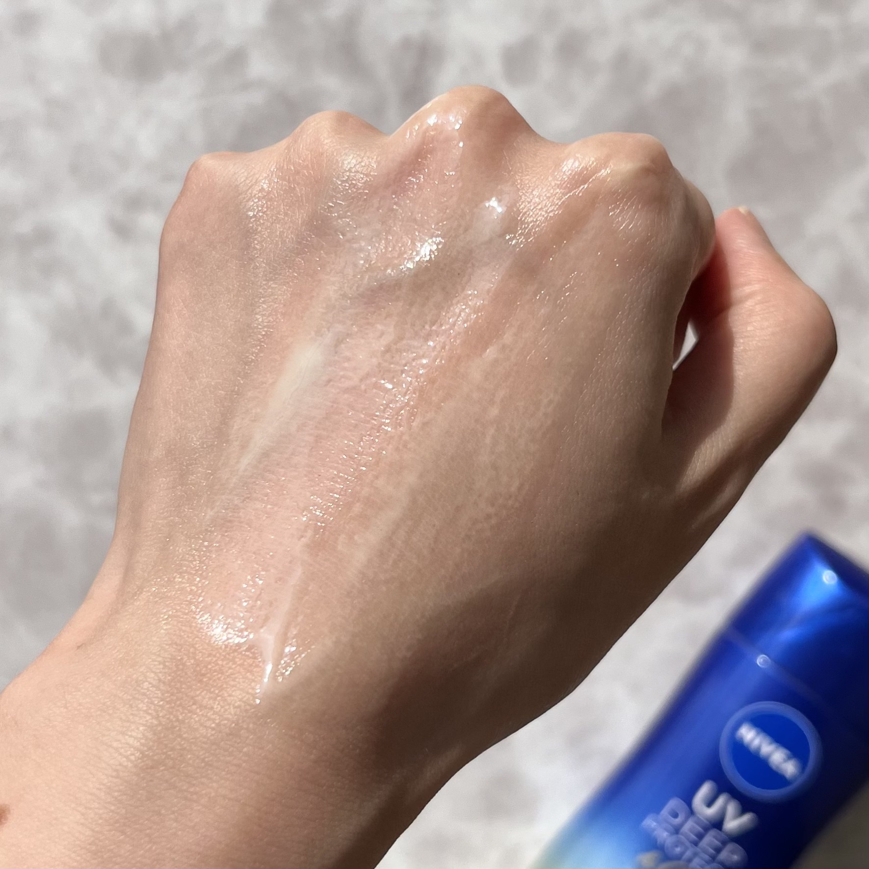 ニベアUV ディープ プロテクト＆ケア ジェル/ニベア/日焼け止めジェルを使ったクチコミ（3枚目）