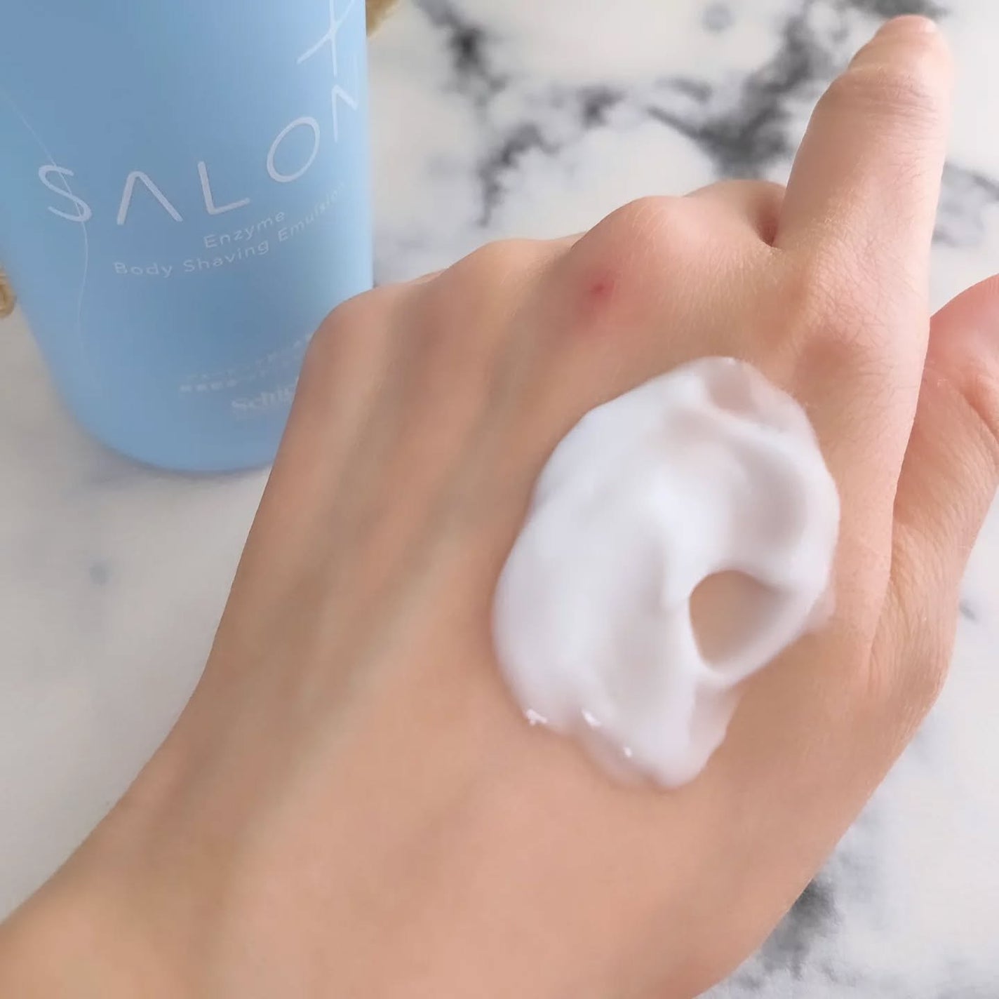 サロンプラス エンザイム ボディ シェービングエマルジョン/サロンプラス/ムダ毛ケアを使ったクチコミ(4枚目)