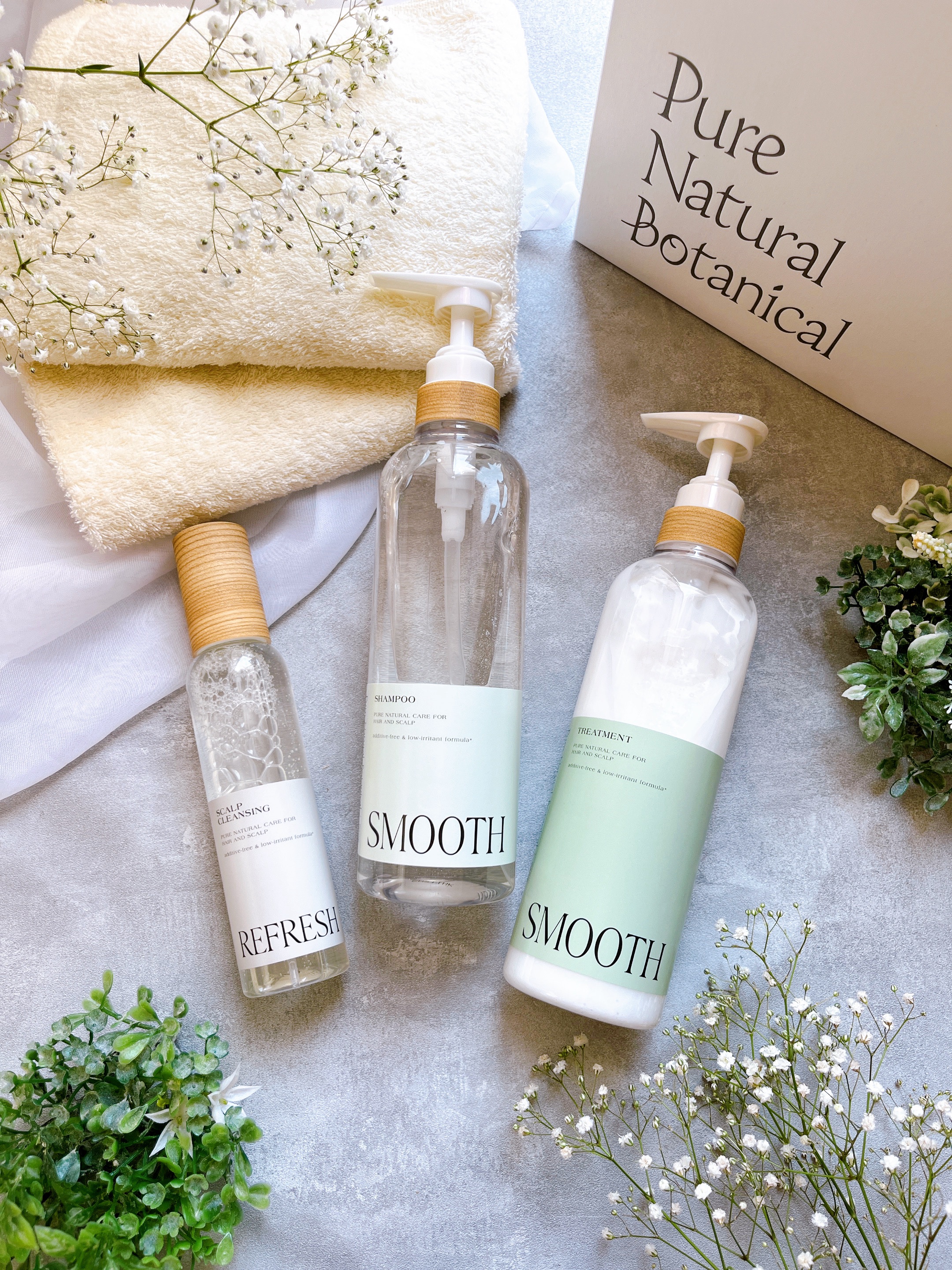 ピュアナチュラルボタニカル スムースケアシャンプー/ピュアナチュラル/市販シャンプーを使ったクチコミ（1枚目）