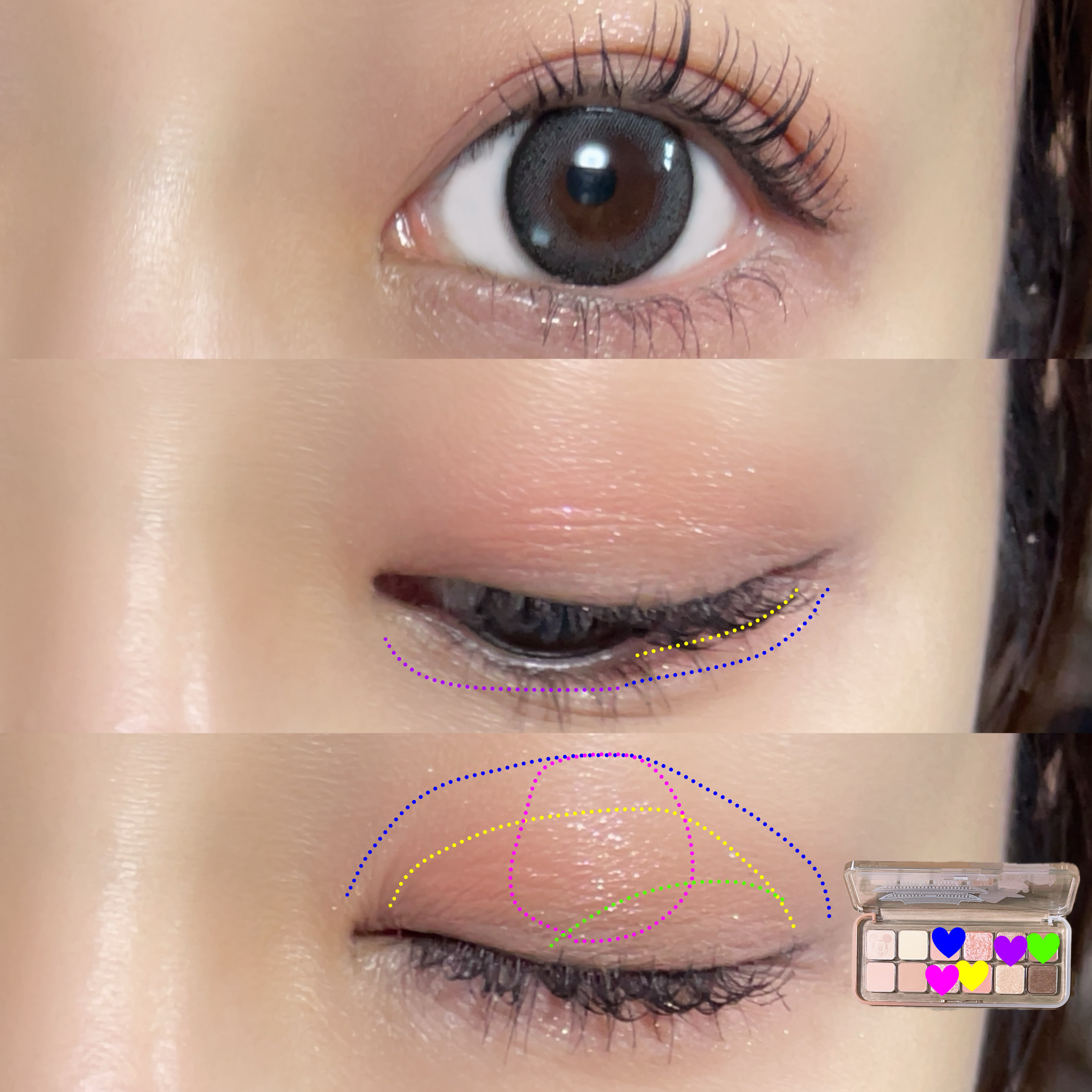 プロ アイ パレット エアー/CLIO/アイシャドウパレットを使ったクチコミ（3枚目）