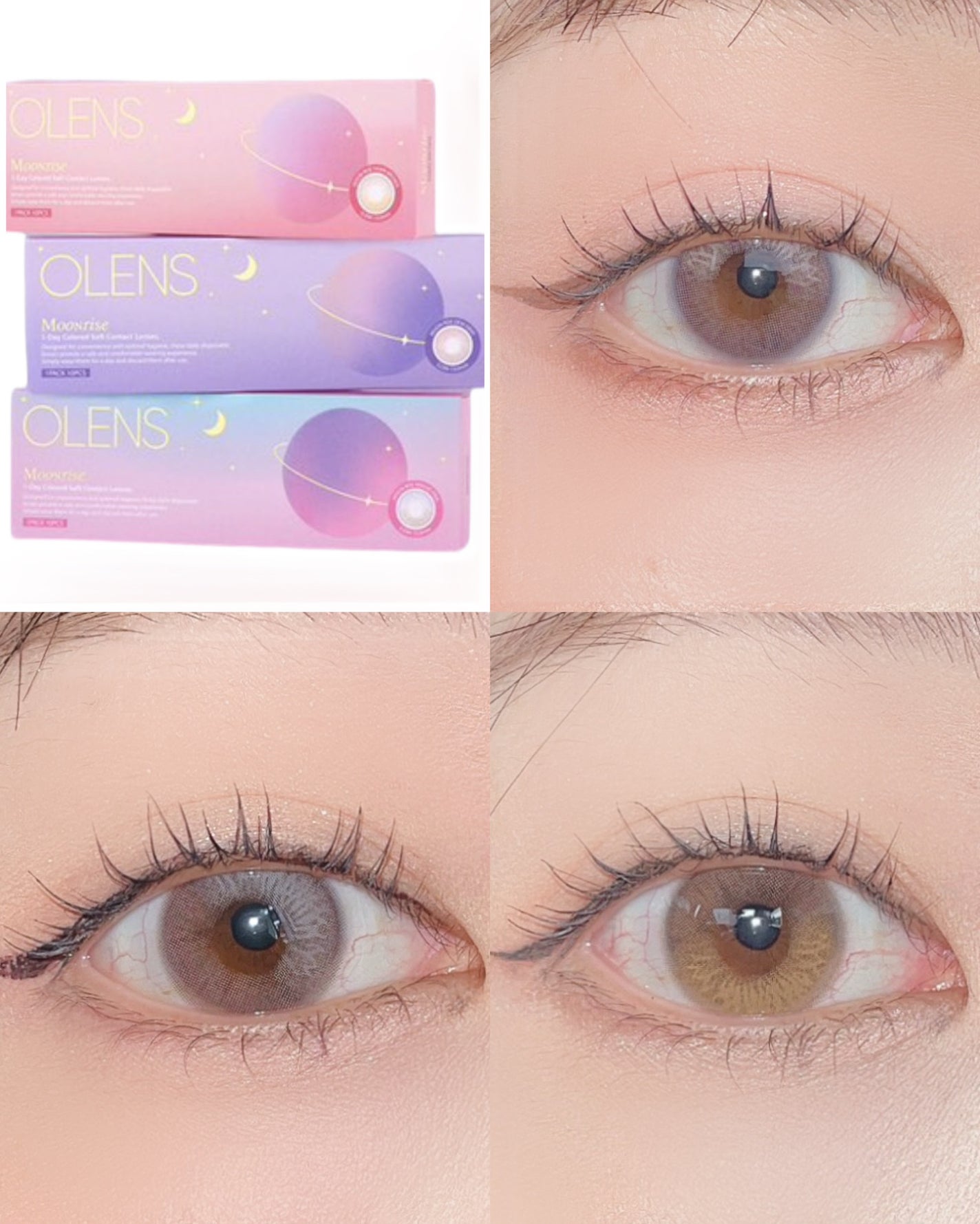 Moonrise Dew Gray/POPLENS/1ヶ月(1MONTH)カラコンを使ったクチコミ(5枚目)