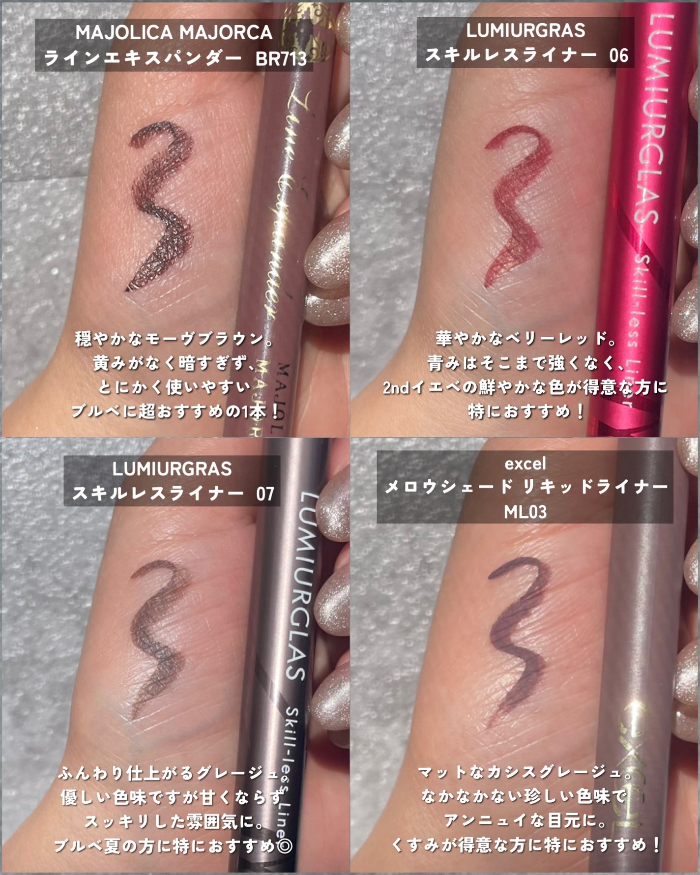 クリーミータッチライナー/キャンメイク/ジェルアイライナーを使ったクチコミ(2枚目)