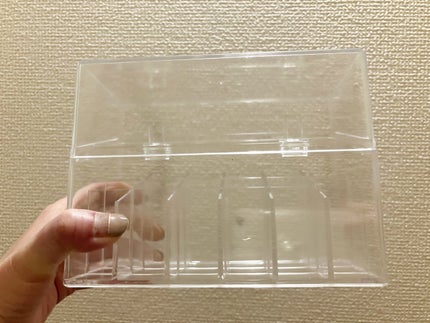 透明収納ケース(フタ付、A)/DAISO/その他を使ったクチコミ(5枚目)