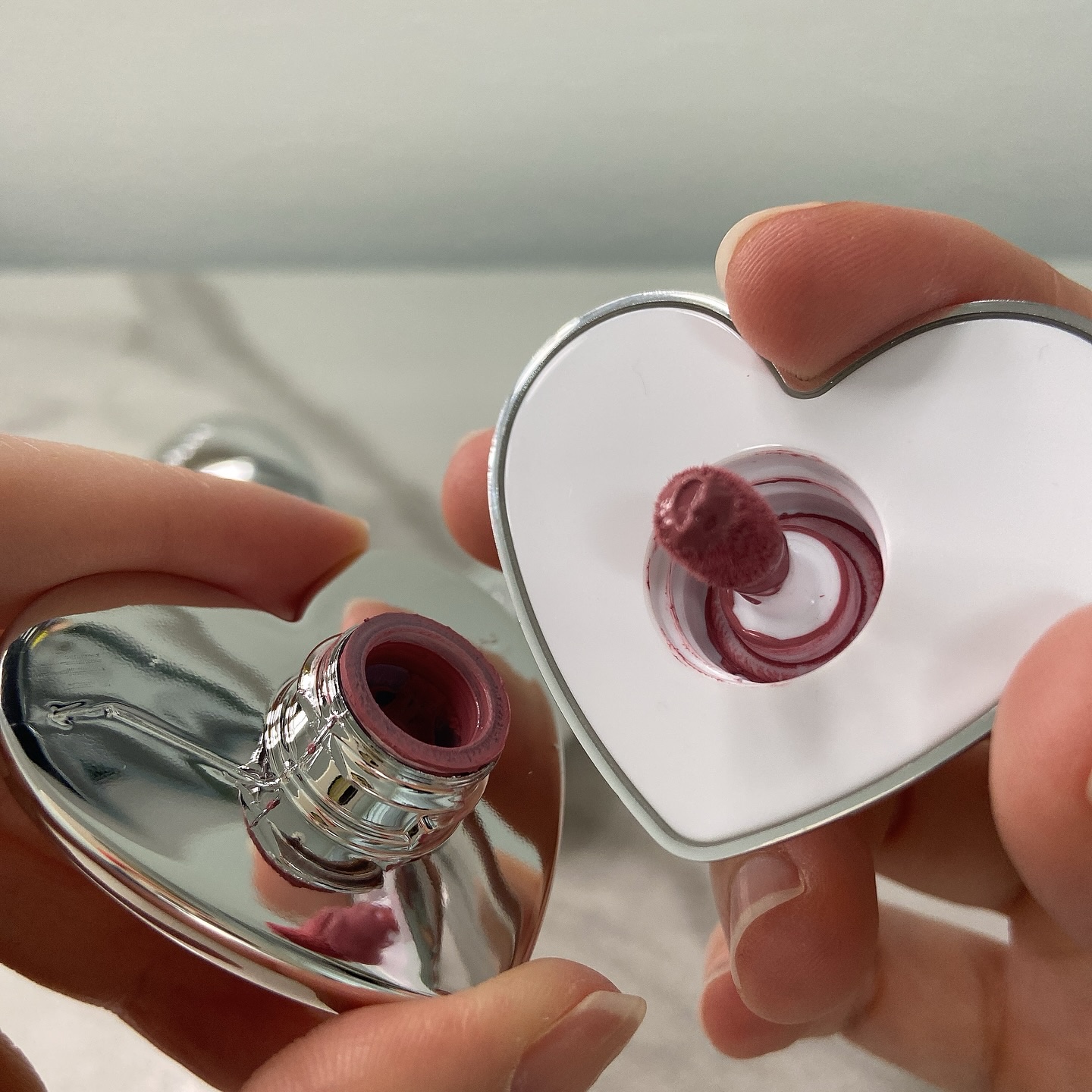 シルバーパース ムースクリーム リップ＆チーク 15 ポージーブリック/oiad/ジェル・クリームチークを使ったクチコミ（2枚目）