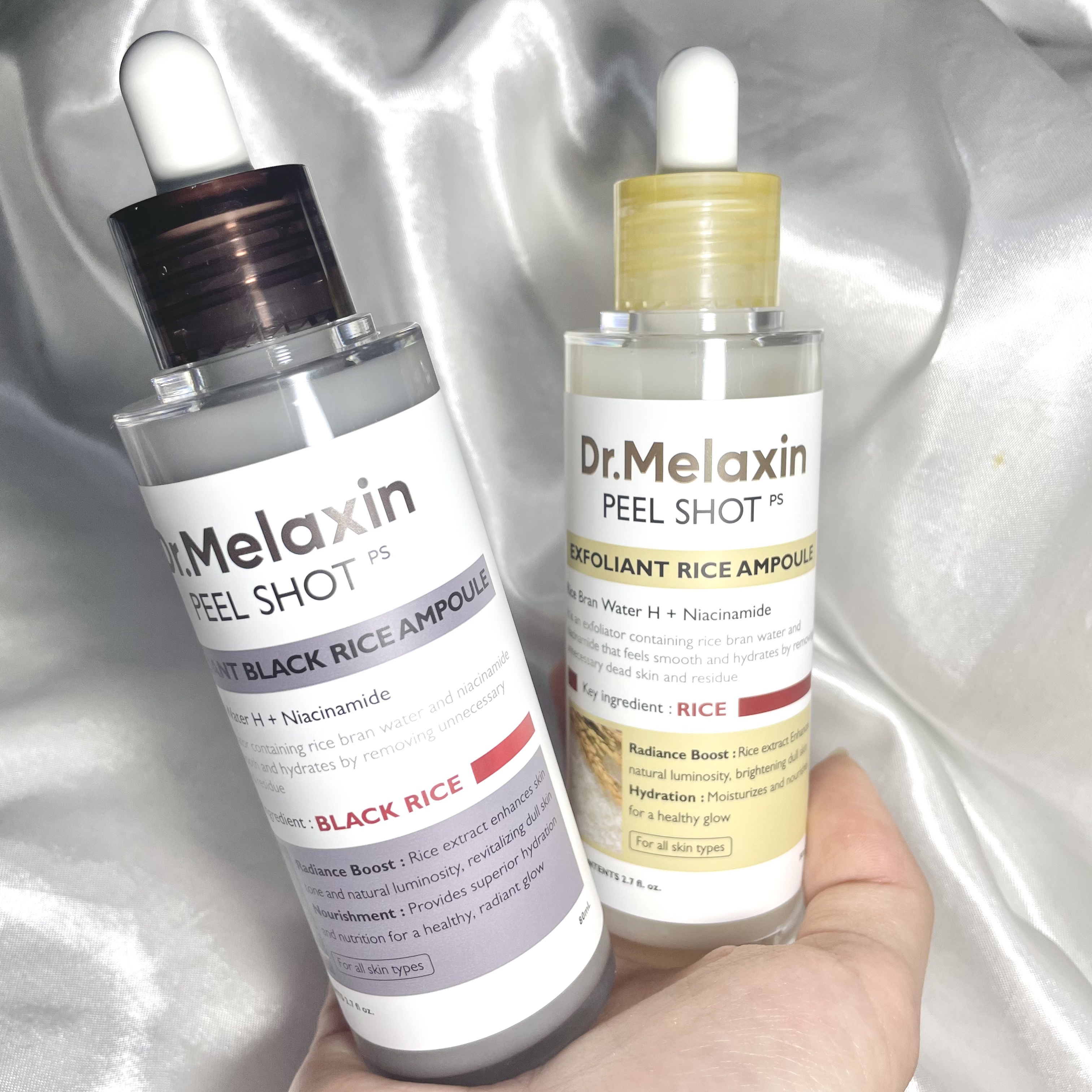 白米ピールショットゴマージュアンプル/Dr.Melaxin/美容液を使ったクチコミ（1枚目）