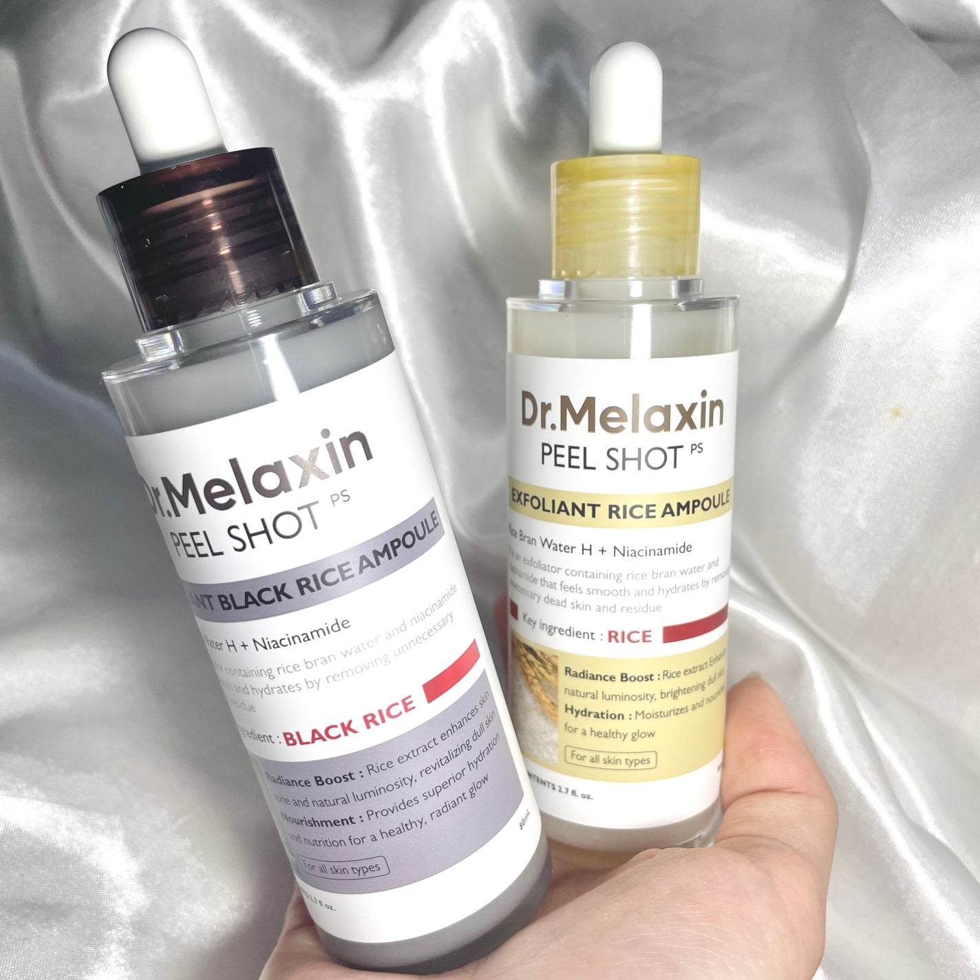 白米ピールショットゴマージュアンプル/Dr.Melaxin/美容液を使ったクチコミ(1枚目)