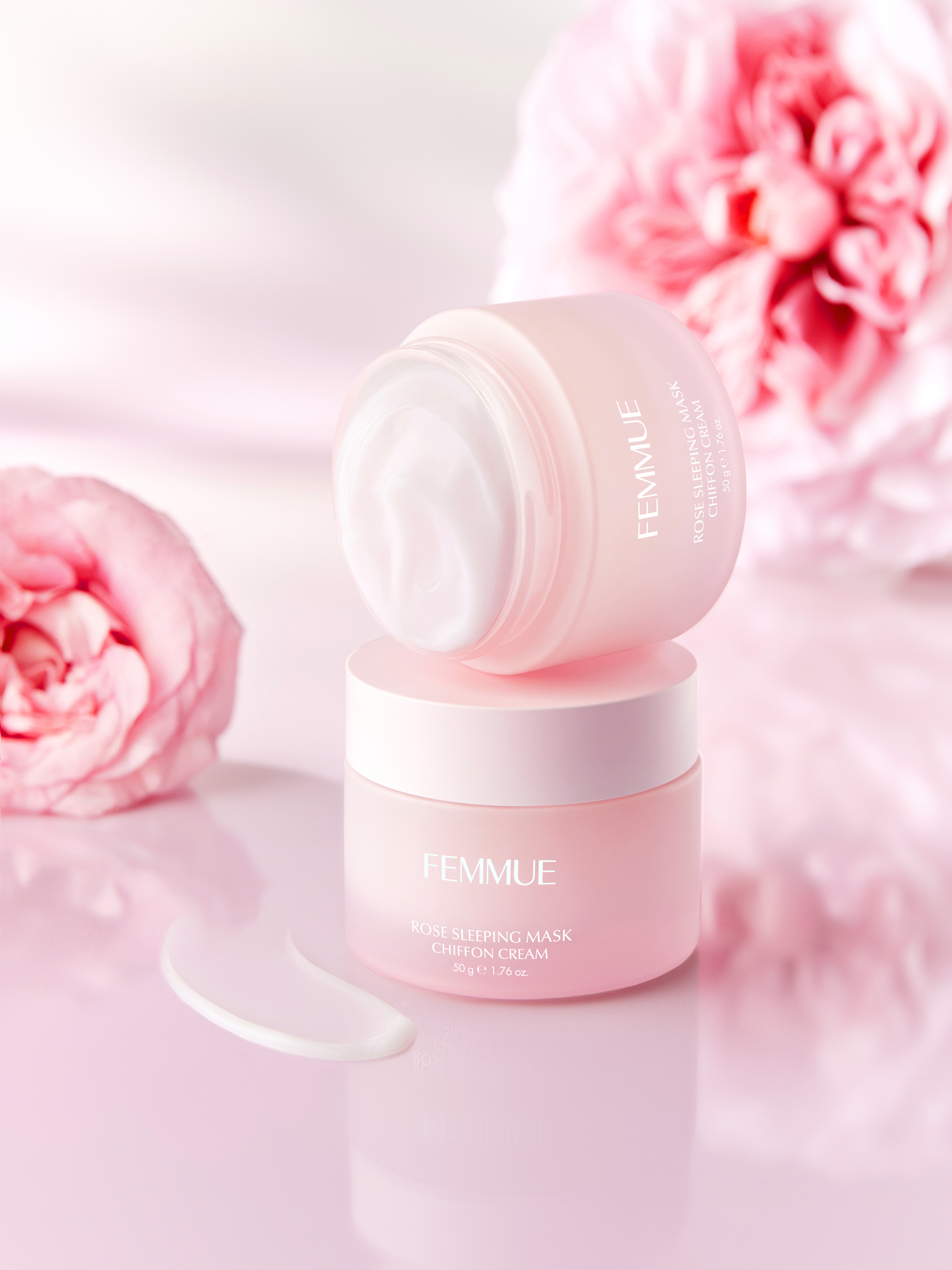ローズウォーター スリーピングマスク/FEMMUE/フェイスクリームを使ったクチコミ（1枚目）