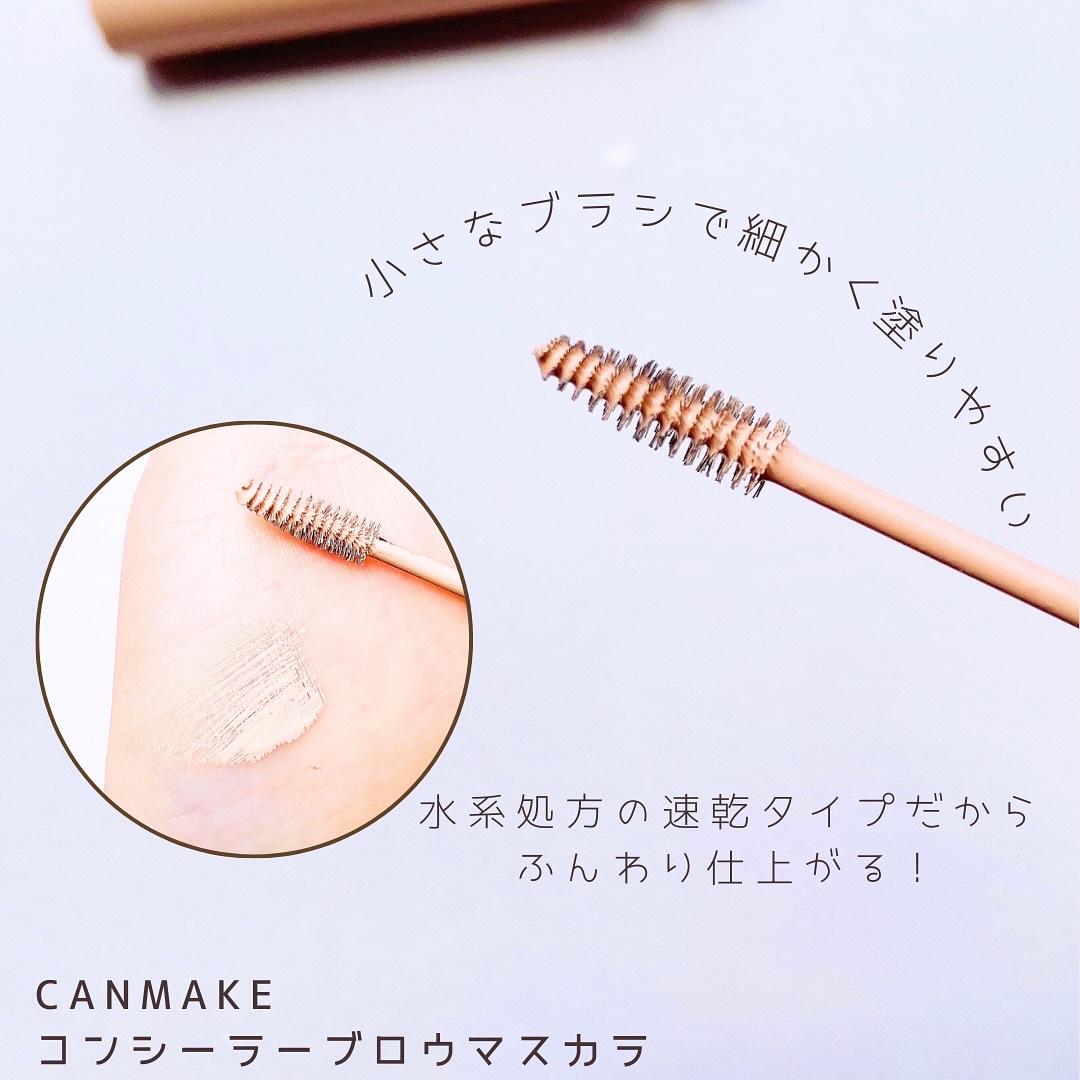 コンシーラーブロウマスカラ/キャンメイク/その他アイブロウを使ったクチコミ（2枚目）