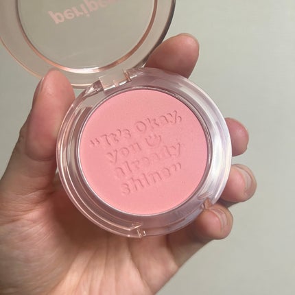 ピュア ブラッシュド サンシャイン チーク 01 CALM PINK(おうち時間)/PERIPERA/パウダーチークの画像