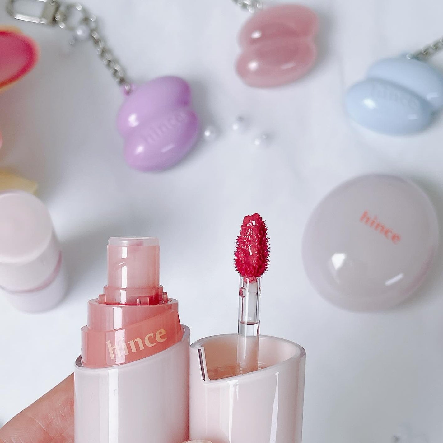 ロウグロウジェルティント/hince/リップティントを使ったクチコミ(2枚目)