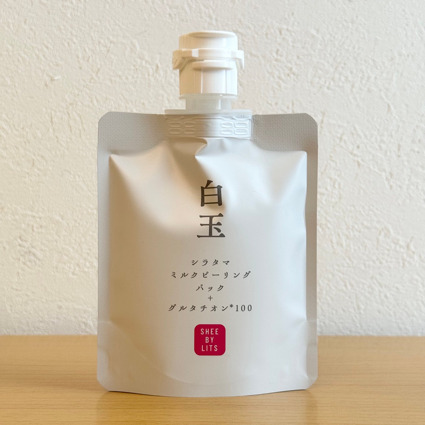 SHEE BY LITS 白玉ミルクピーリングパック/リッツ/洗い流すパック・マスクを使ったクチコミ(2枚目)