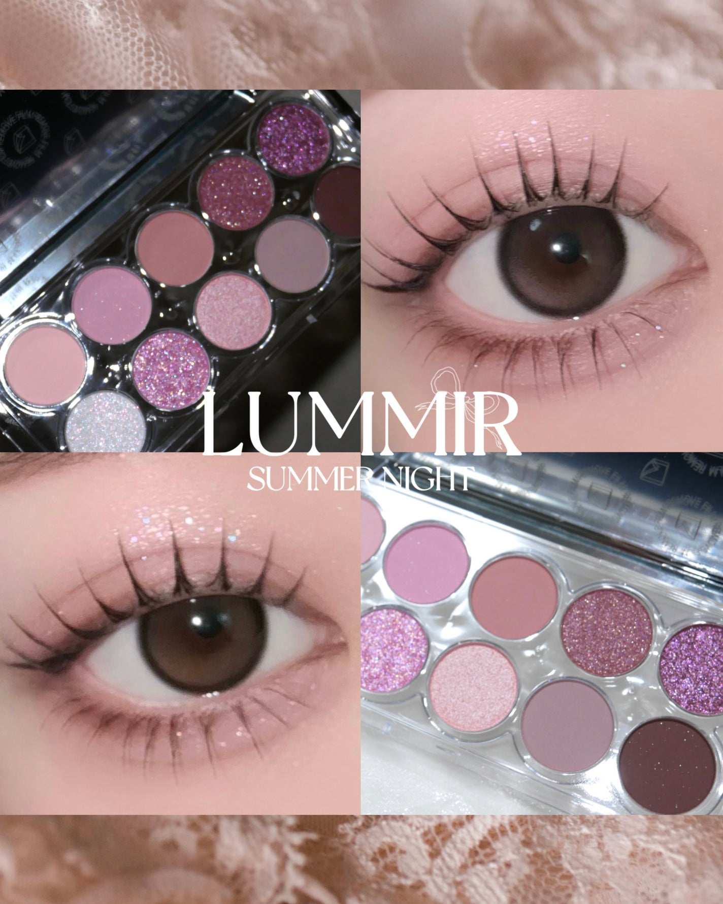 ライト オン アイズ シャドウ パレット/Lummir/アイシャドウパレットを使ったクチコミ(1枚目)