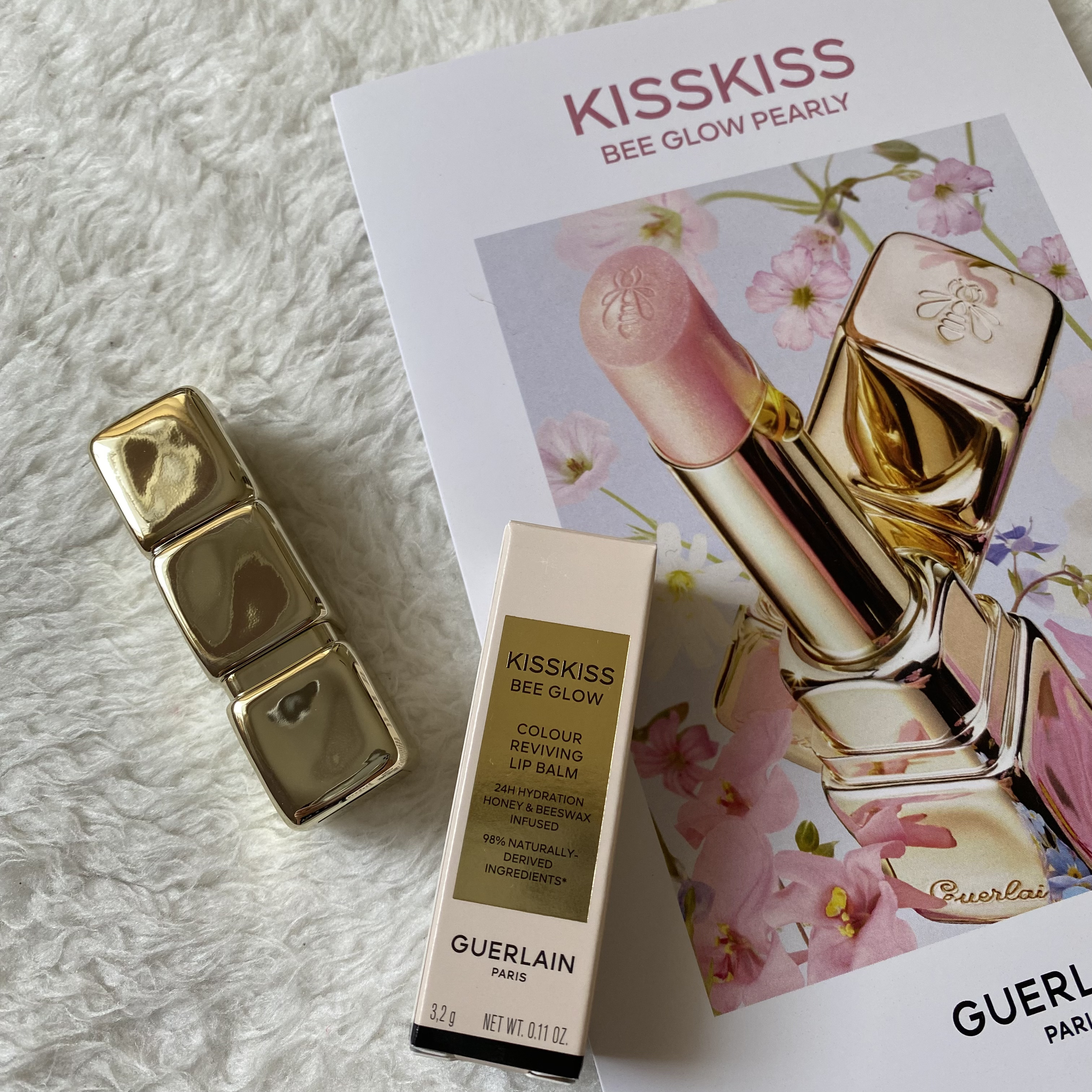 キスキス ビー グロウ パーリー/GUERLAIN/口紅を使ったクチコミ（2枚目）