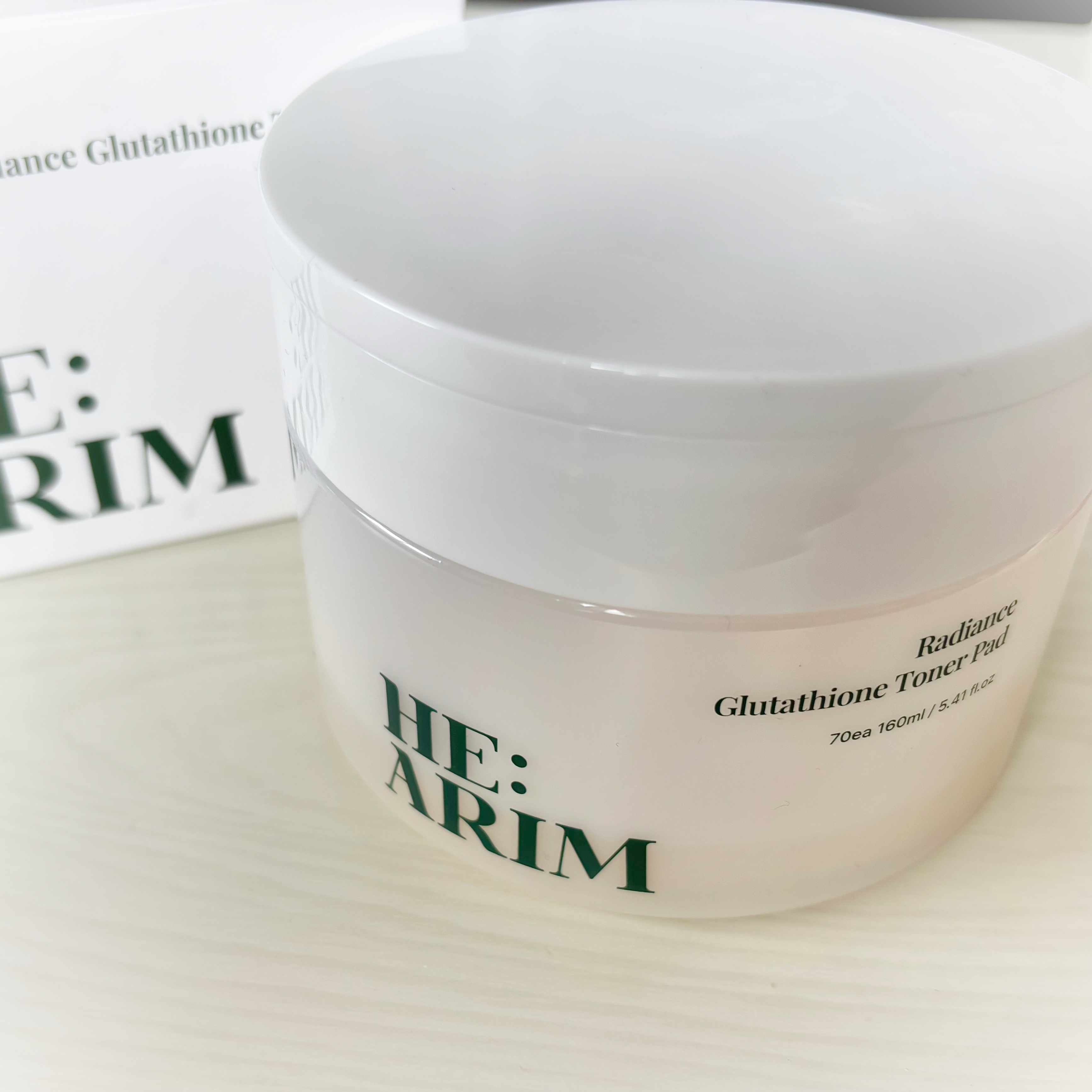 ヘアリムラディアンス グルタチオントナーパッド/HEARIM/トナーパッドを使ったクチコミ（1枚目）