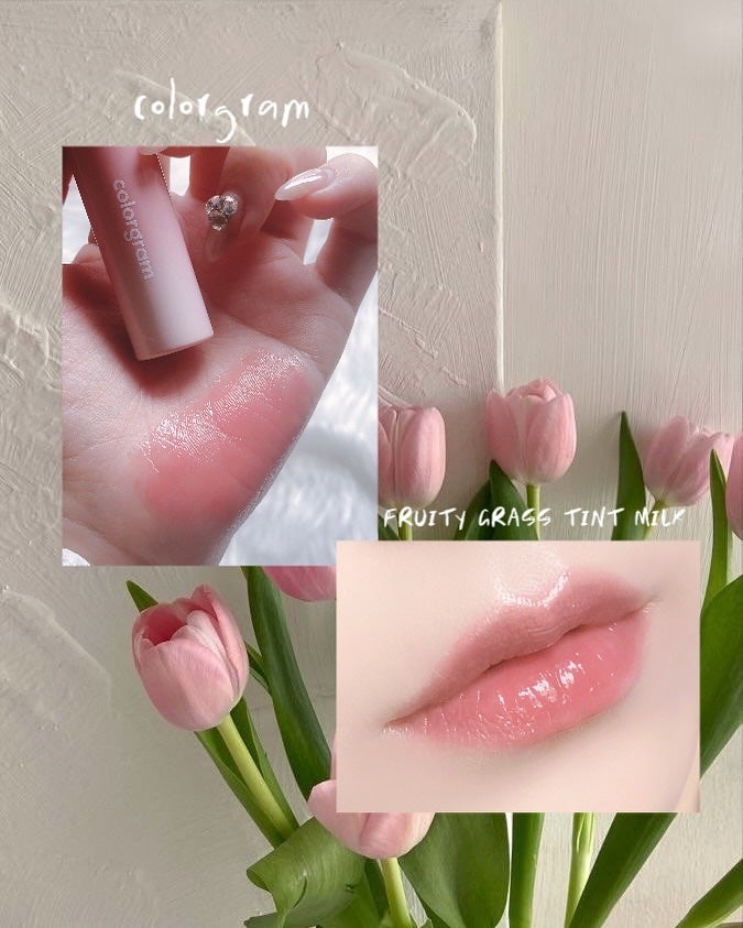 タンフルグラスティントミルク/Colorgram/リップティントを使ったクチコミ(3枚目)