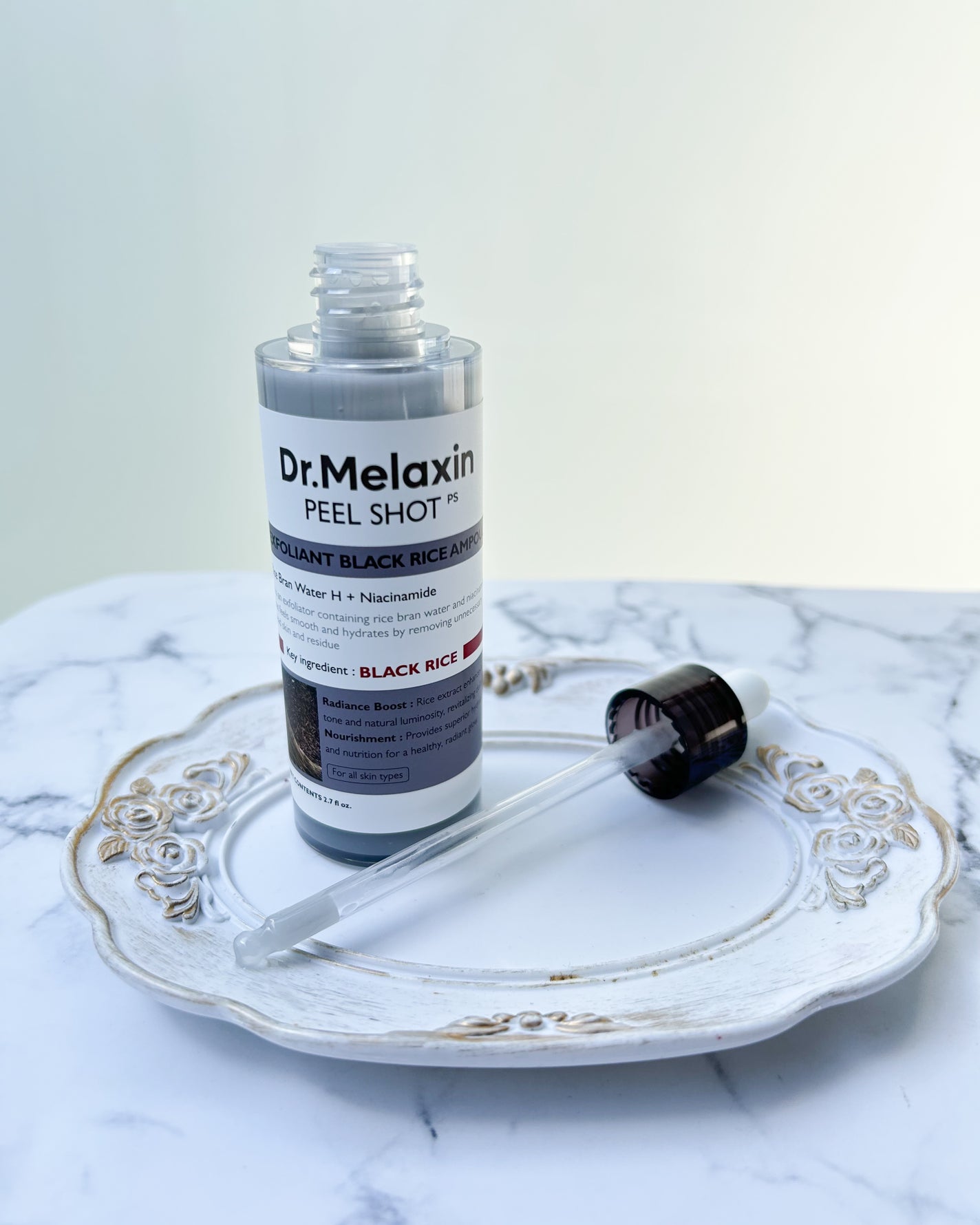 白米ピールショットゴマージュアンプル/Dr.Melaxin/美容液を使ったクチコミ(4枚目)