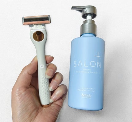 サロンプラス エンザイム ボディ シェービングエマルジョン/サロンプラス/ムダ毛ケアを使ったクチコミ(4枚目)