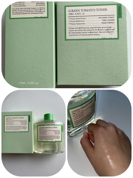 グリーントマトトナー/FULLY/化粧水を使ったクチコミ(3枚目)