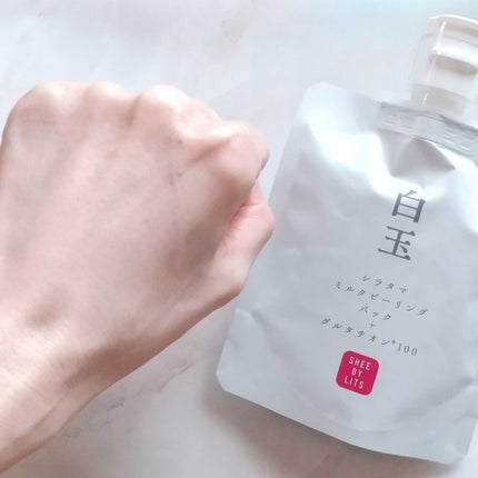 SHEE BY LITS 白玉ミルクピーリングパック/リッツ/洗い流すパック・マスクを使ったクチコミ(5枚目)