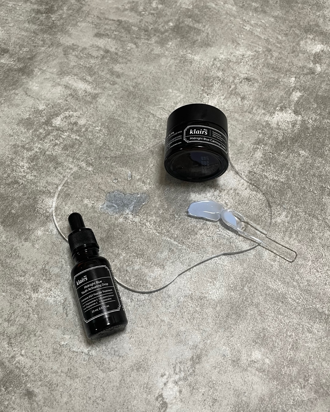 ミッドナイトブルーカーミングクリーム/Klairs/フェイスクリームを使ったクチコミ（2枚目）