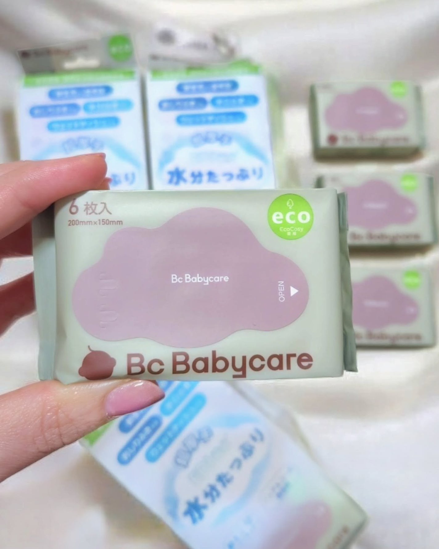 ベビーケア 超厚手おしりふき b 6枚/Bc Babycare/ティッシュを使ったクチコミ(1枚目)