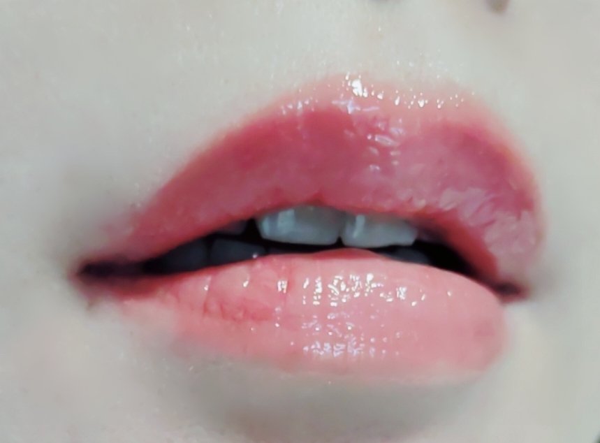 ウォーターグローリップティント 02 リッチサーモン（Rich Salmon）/INGA/リップティントを使ったクチコミ（1枚目）