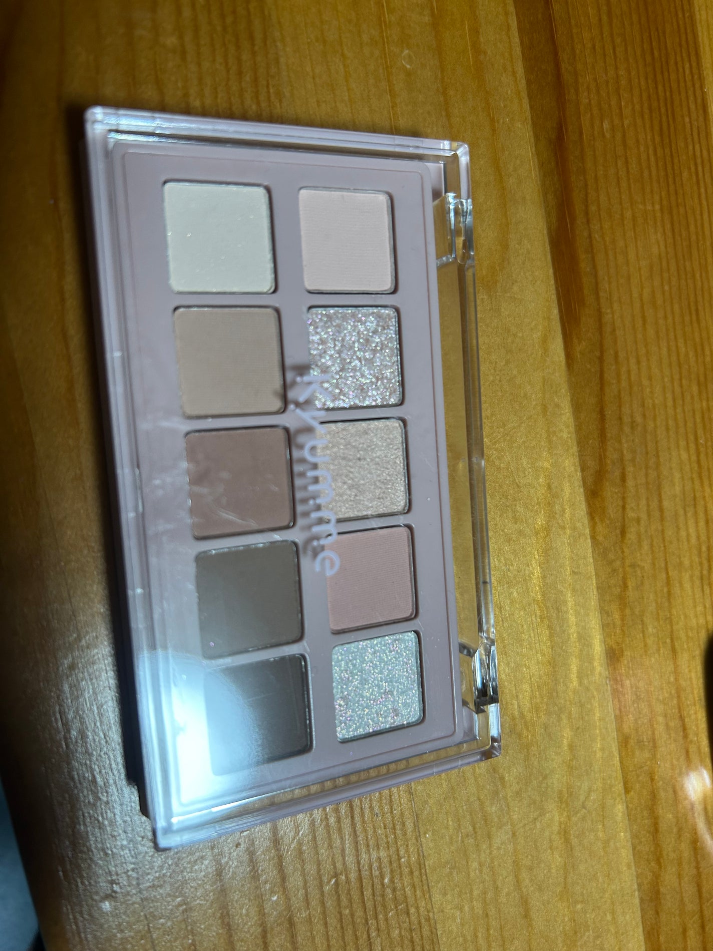KM デイリートーンアイシャドウパレット/Kyumme/アイシャドウパレットを使ったクチコミ(1枚目)