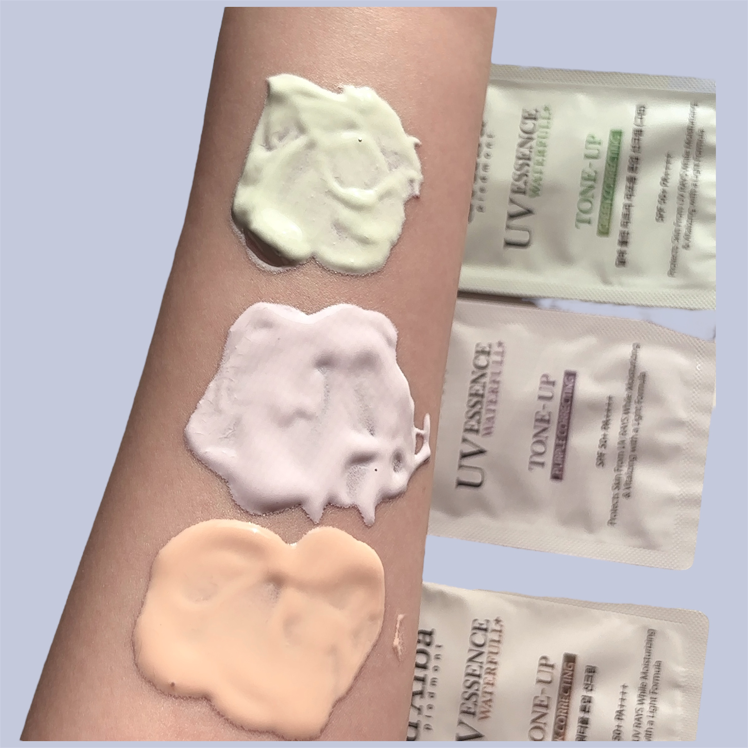 ウォータフルトーンアップサンクリーム/ダルバ/日焼け止めクリームを使ったクチコミ（2枚目）