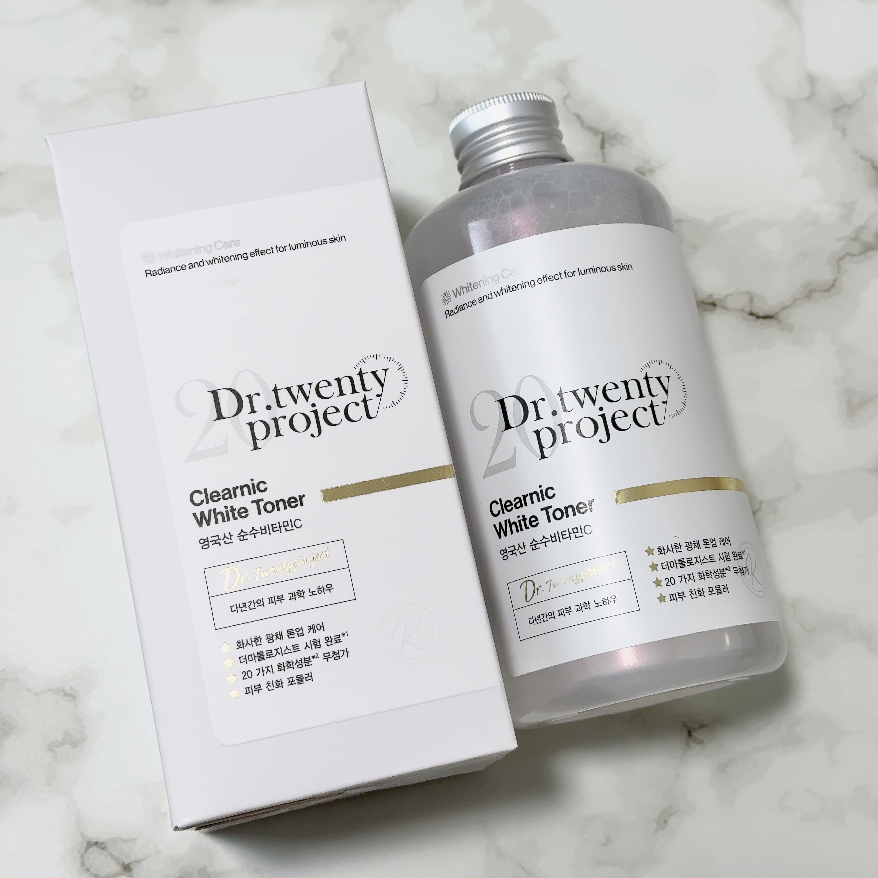 クリアニックホワイトトナー/Dr.Twenty Project/化粧水を使ったクチコミ（2枚目）