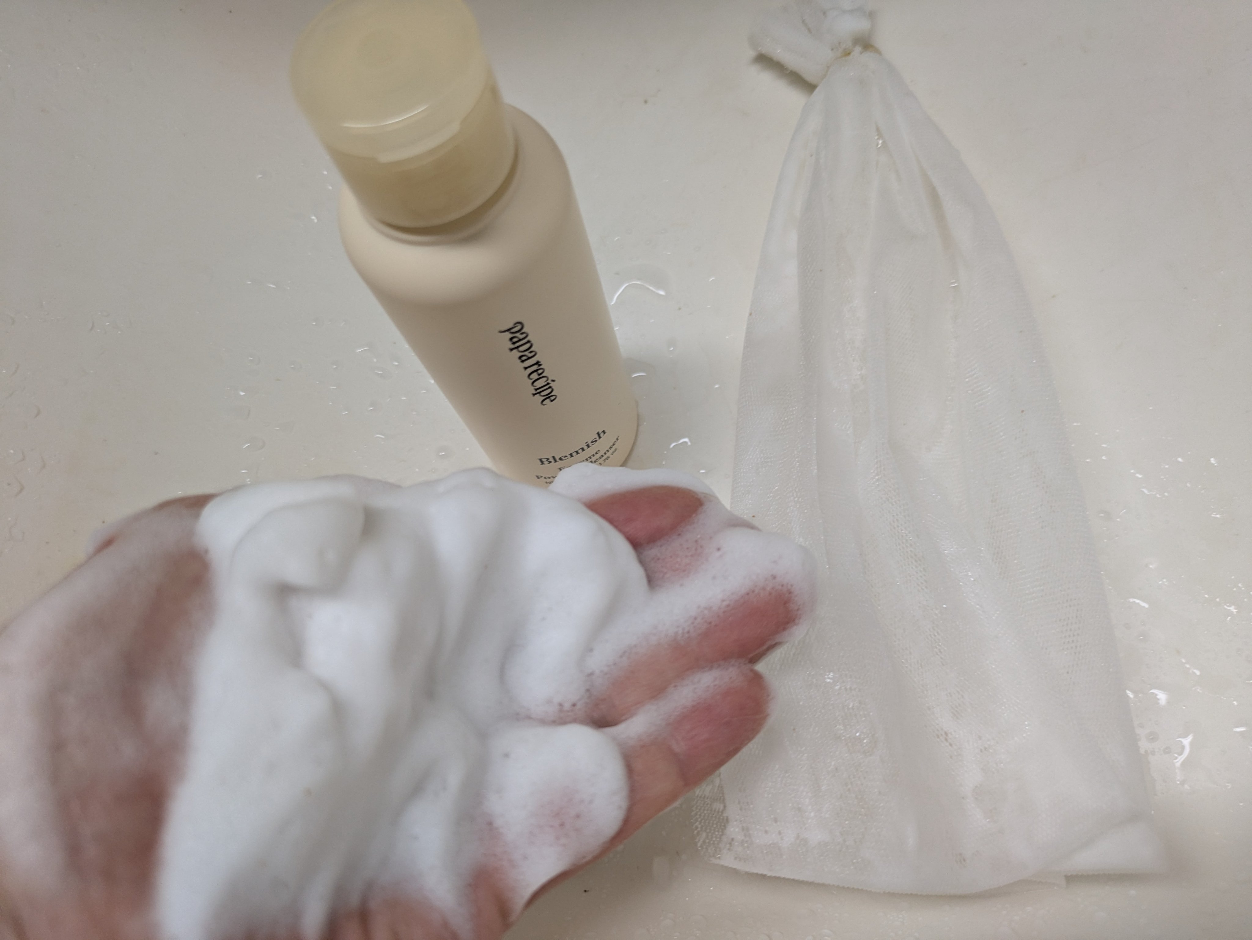 ブレミッシュ 酵素 洗顔パウダー/PAPA RECIPE/洗顔パウダーを使ったクチコミ（3枚目）