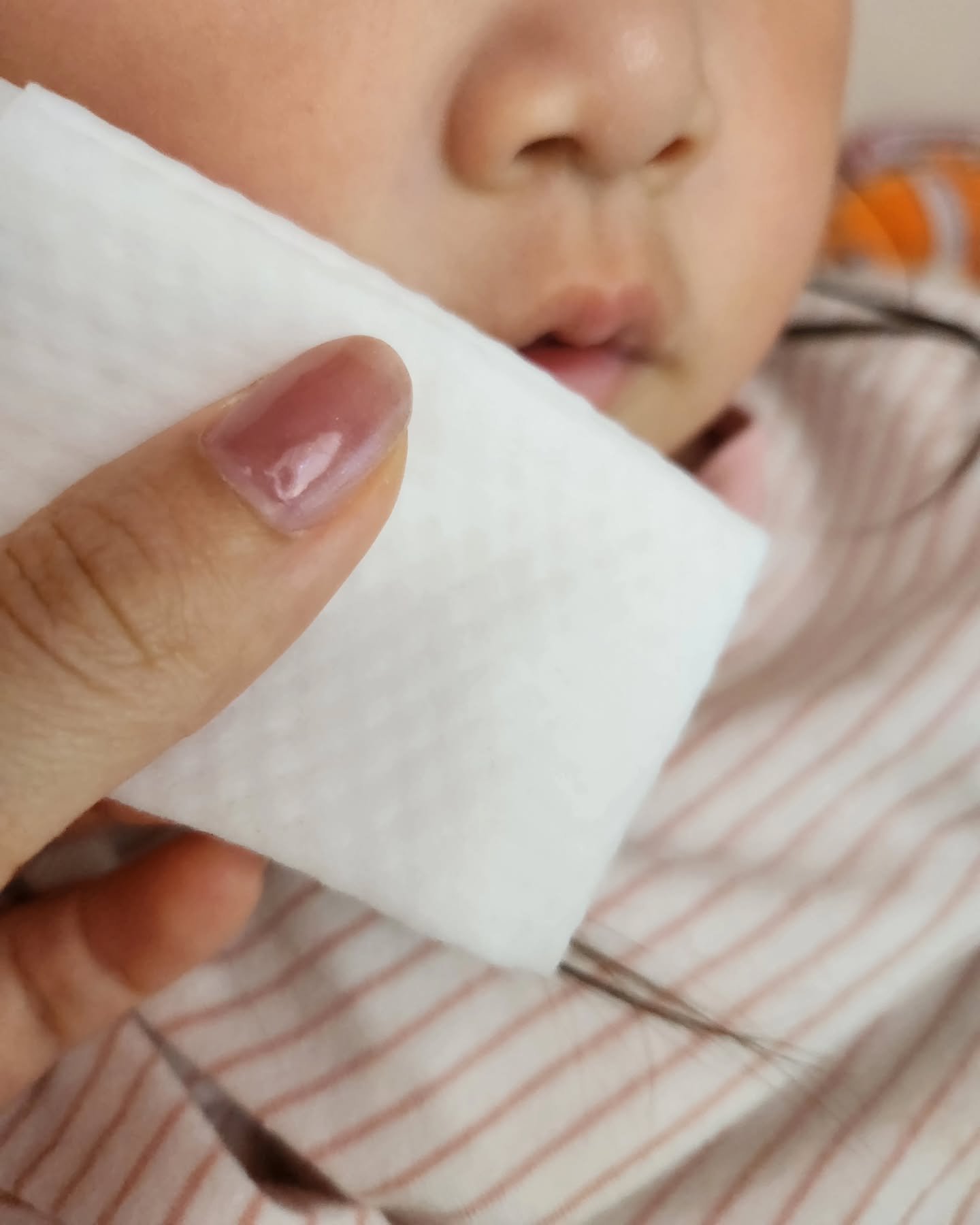 ベビーケア 超厚手おしりふき b　6枚/Bc Babycare/ティッシュを使ったクチコミ（3枚目）