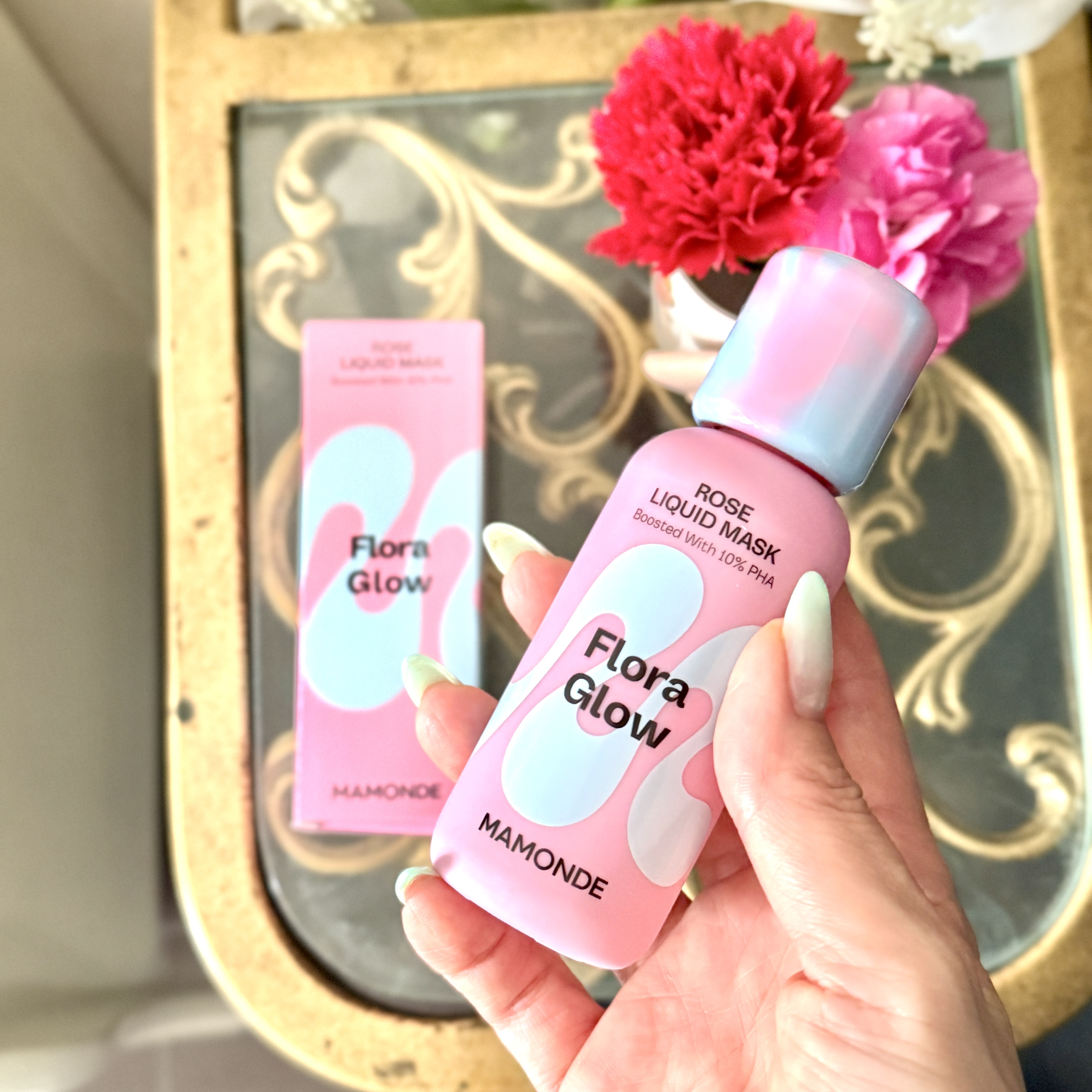 フローラグロウローズリキッドマスク/Mamonde/化粧水を使ったクチコミ（1枚目）