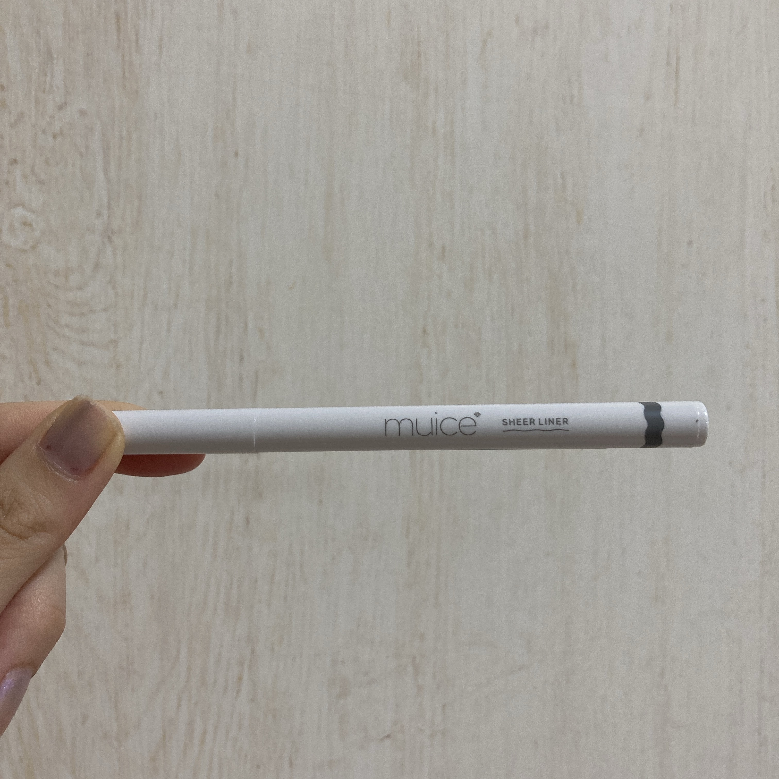 シリライナー 05 ナジミグレー/muice/リキッドアイライナーを使ったクチコミ（1枚目）