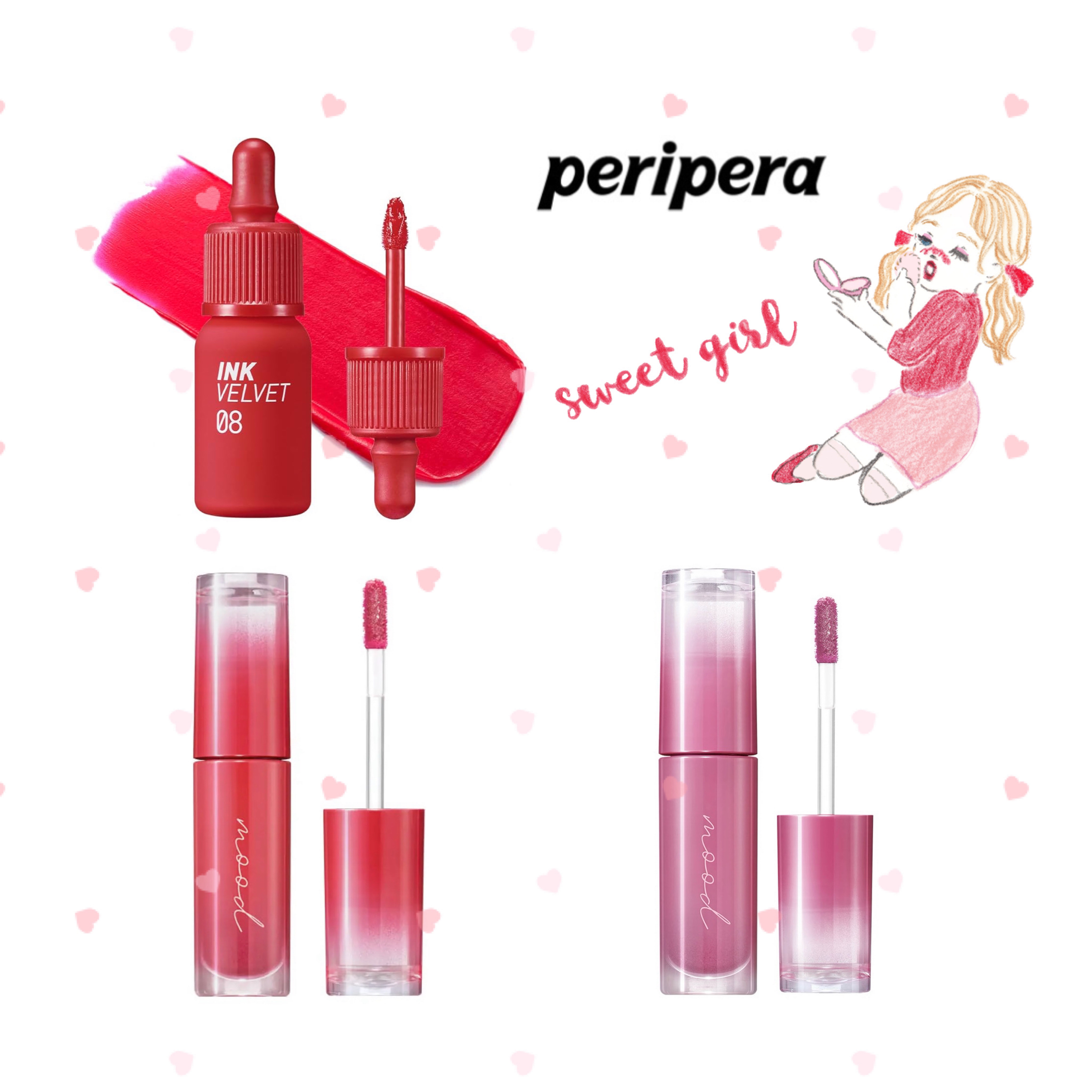 ペリペラ インク ムード グロイ ティント/PERIPERA/リップティントを使ったクチコミ（1枚目）