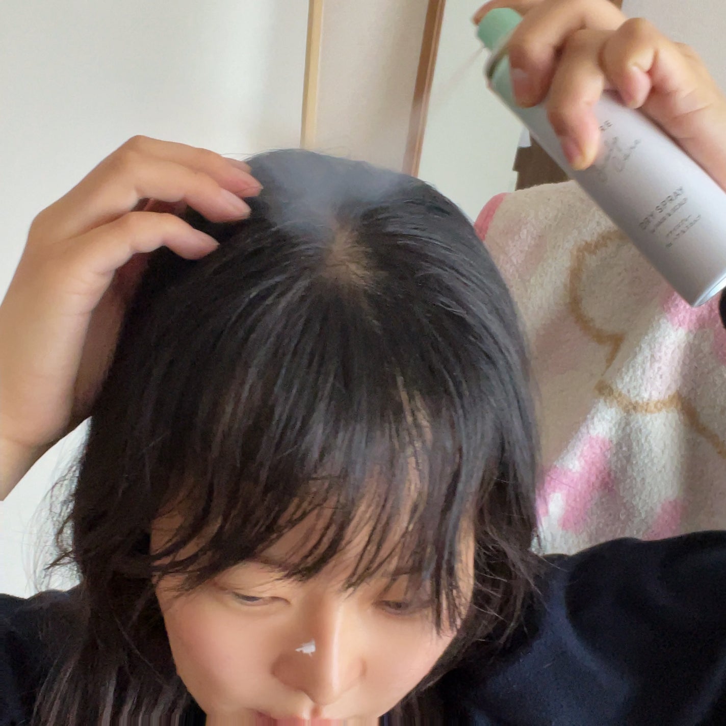 MQURE Scalp Care&Moist ドライスプレー for ヘア&スカルプ YOGAの香り 【医薬部外品】/MQURE/ドライシャンプーを使ったクチコミ(3枚目)