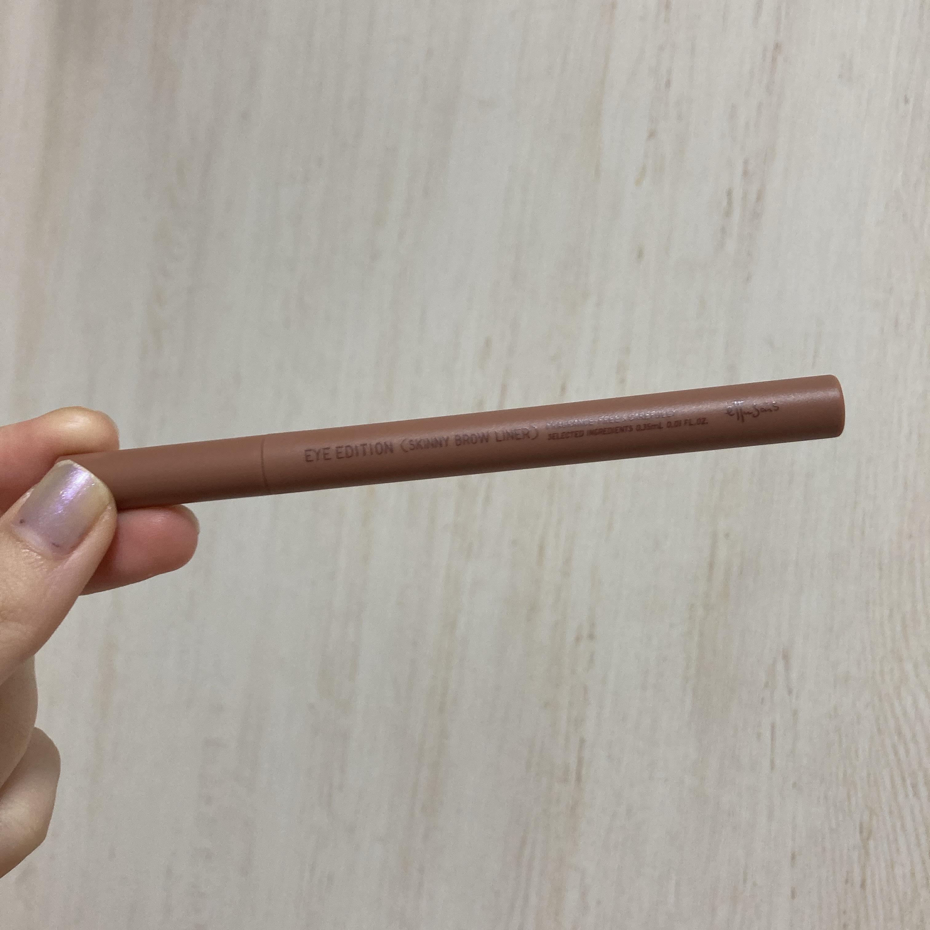 エテュセ アイエディション(スキニーブロウライナー) 02 アッシュピンク/ettusais/リキッドアイブロウを使ったクチコミ（1枚目）