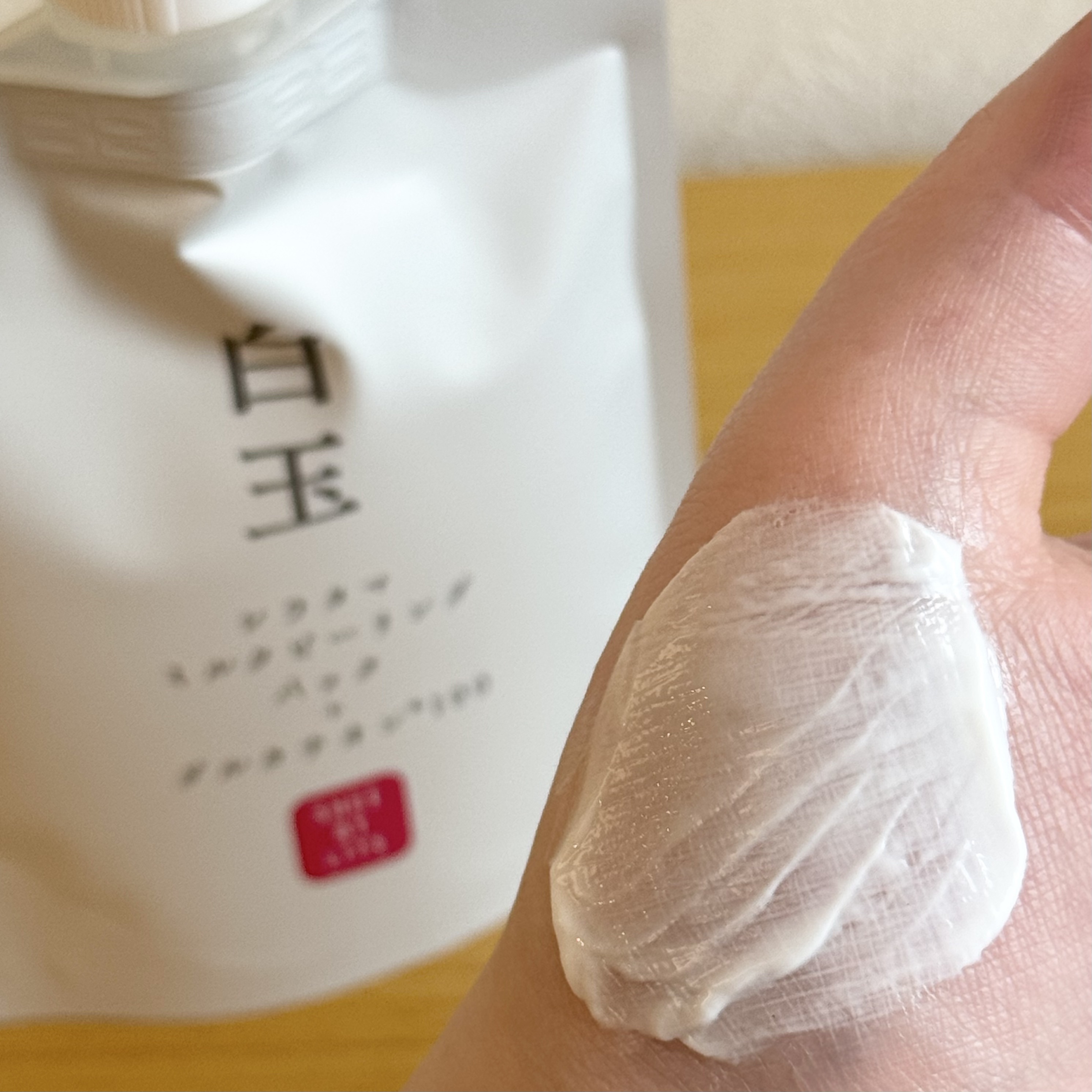 SHEE BY LITS 白玉ミルクピーリングパック/リッツ/洗い流すパック・マスクを使ったクチコミ（3枚目）